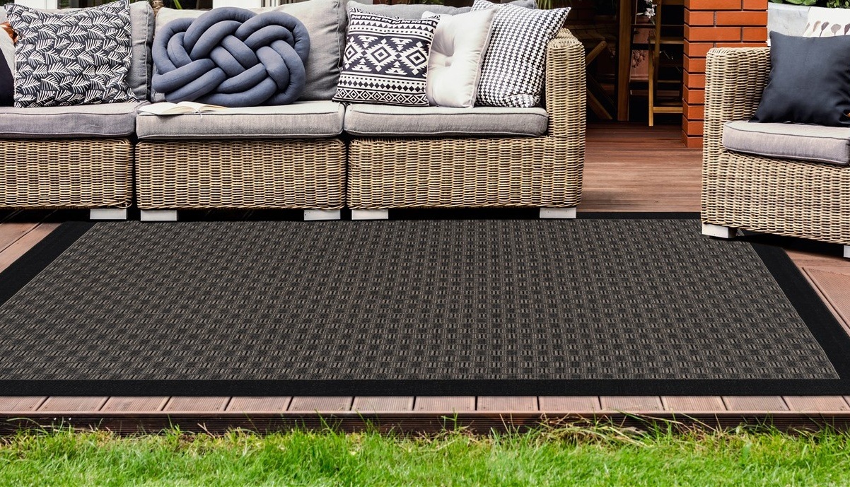 my home Teppich »Vidal«, rechteckig, 5 mm Höhe, In- und Outdoor geeignet, W günstig online kaufen