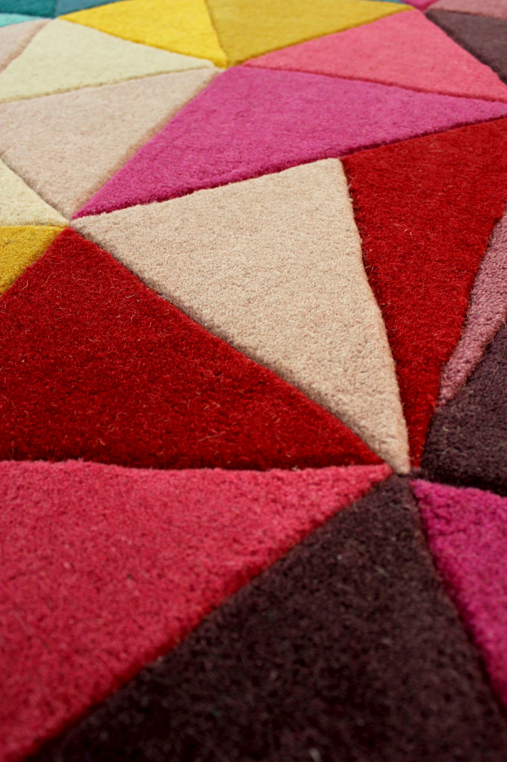 FLAIR RUGS Wollteppich »Falmouth, 100% Wolle« rechteckig 10 mm Höhe aus Naturfaser, bunt, Teppich, Wohnzimmer, Schlafzimmer, Esszimmer