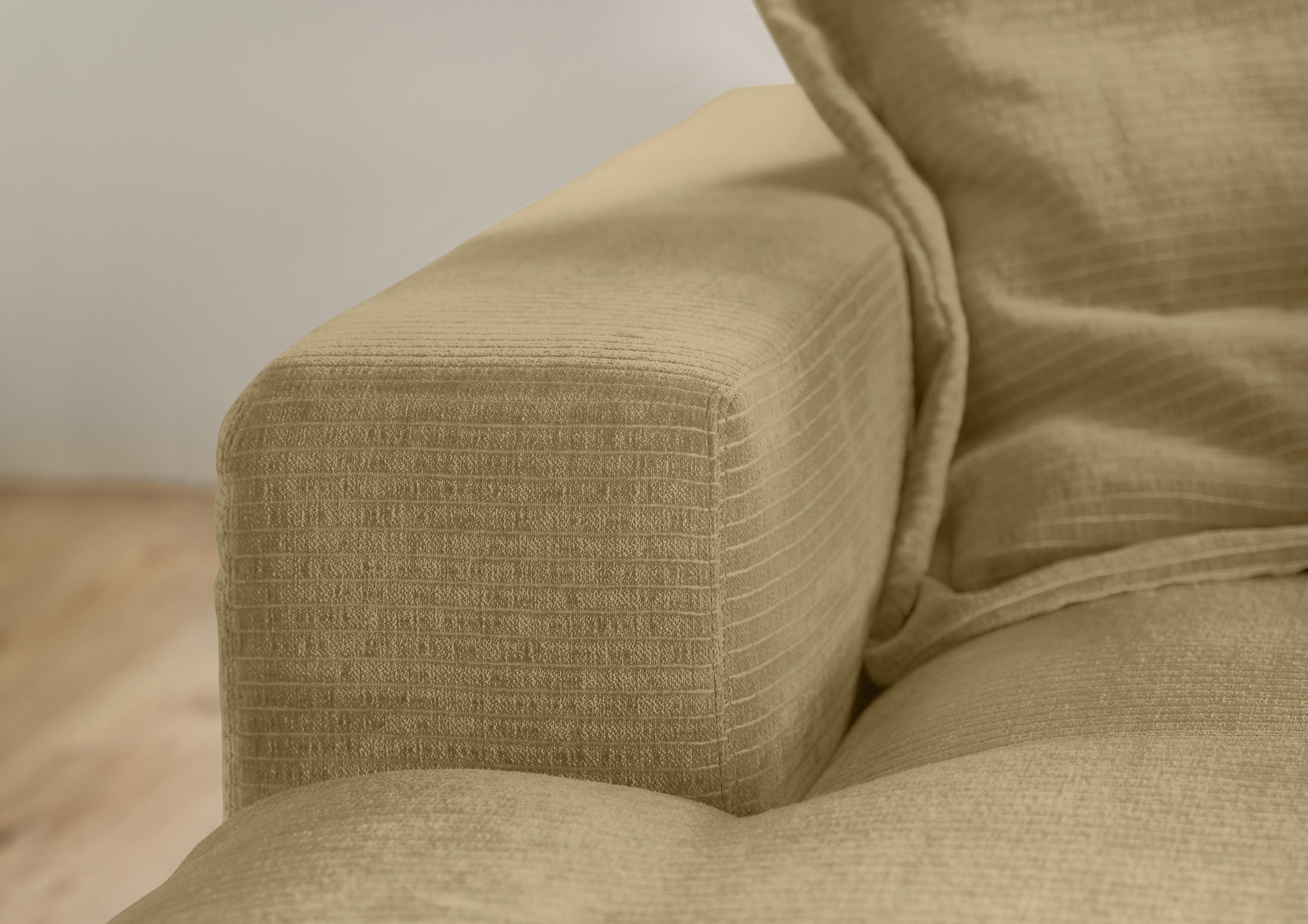Musterring Ecksofa »Lucia«, verschiedene Farben, großer Longchair mit Armlehne, B330 x T190 cm