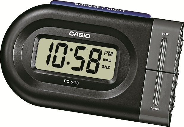 CASIO Reisewecker »DQ-543B-1EF«, Wecker, ideal als Geschenk, Beleuchtung