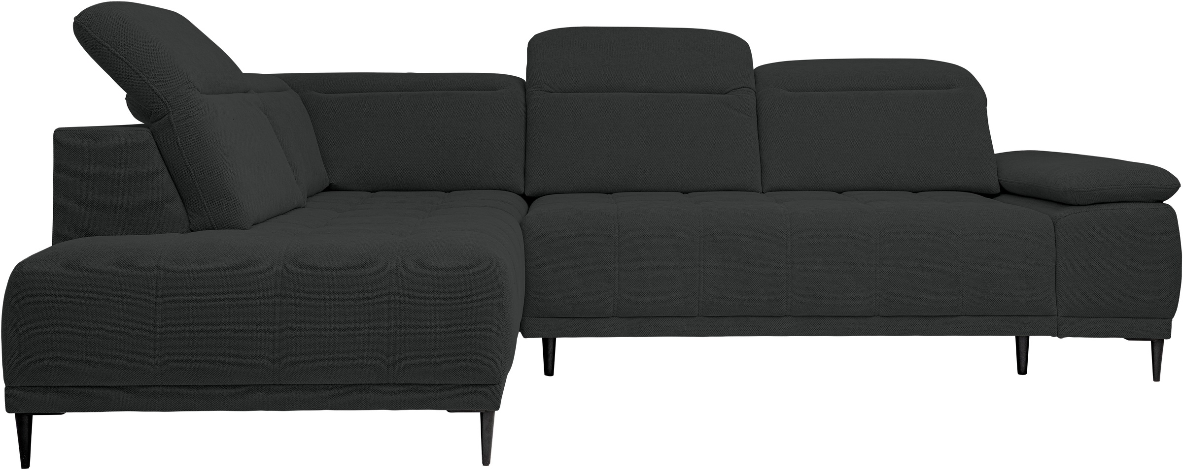 WERK2 Ecksofa »Focus-L, elektrisch erweiterbare Sitztiefe um ca. 30 cm, L-F günstig online kaufen