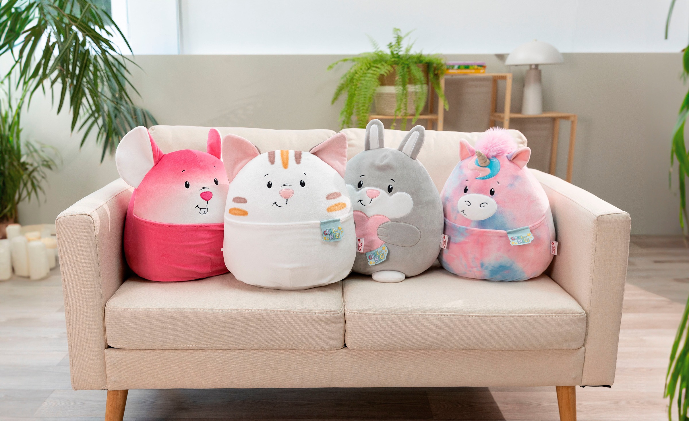Nici Kuscheltier »Chill-NICI Hase mit Herz 20 cm«
