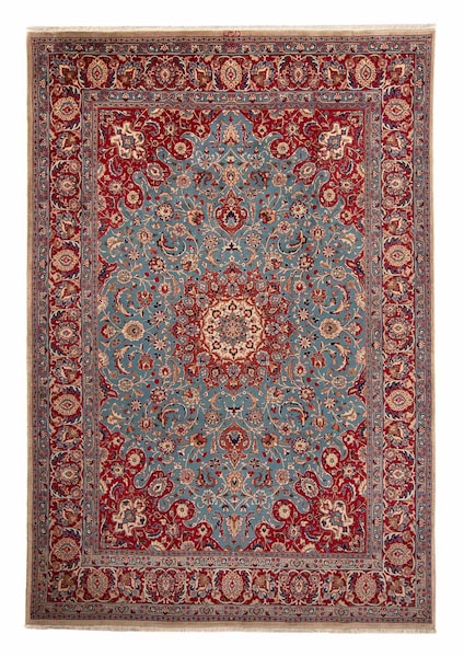 morgenland Wollteppich »Qaraja Medaillon Rosso scuro 130 x 83 cm«, rechteck günstig online kaufen