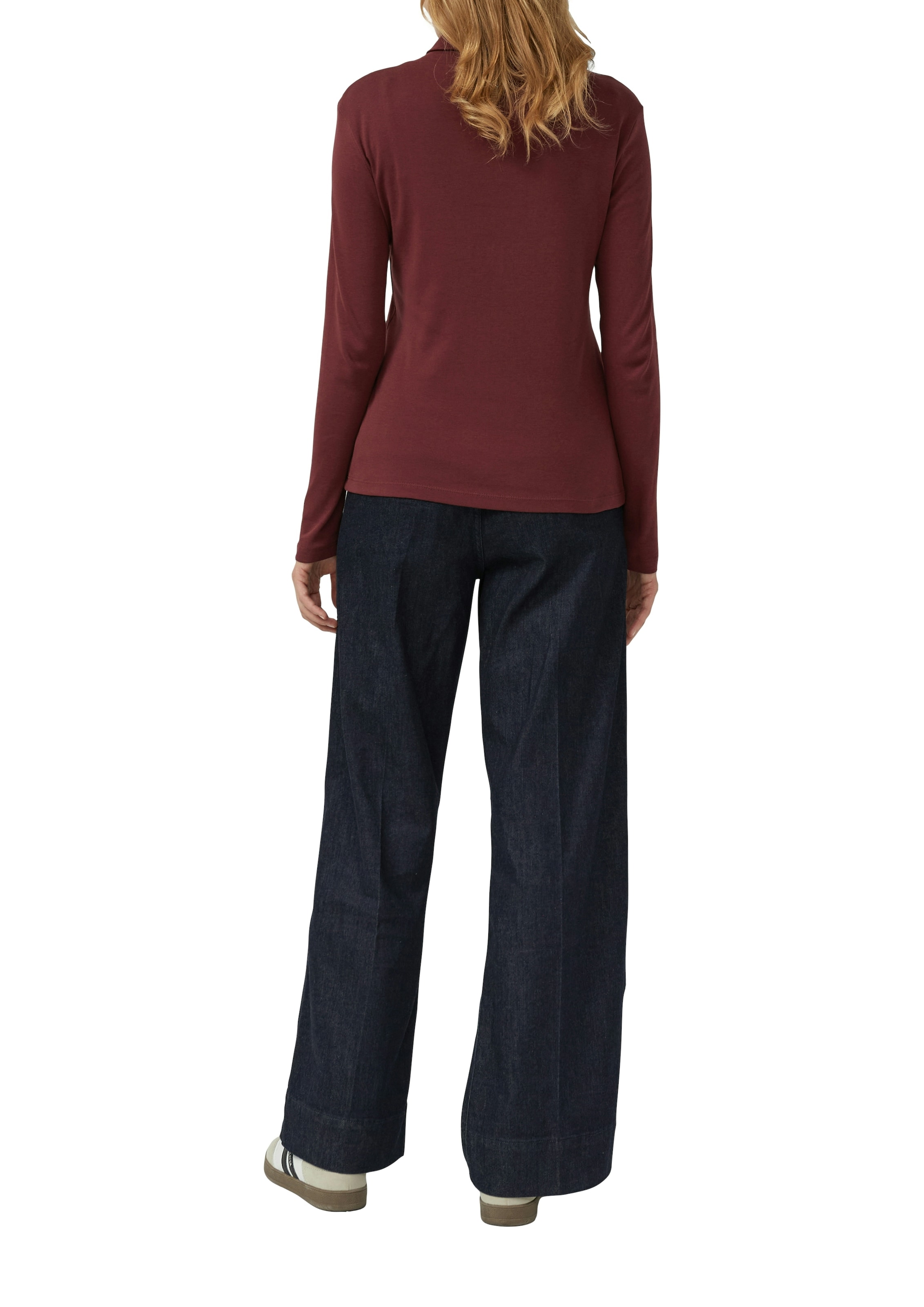 s.Oliver Rollkragenshirt im Slim Fit, Langarm