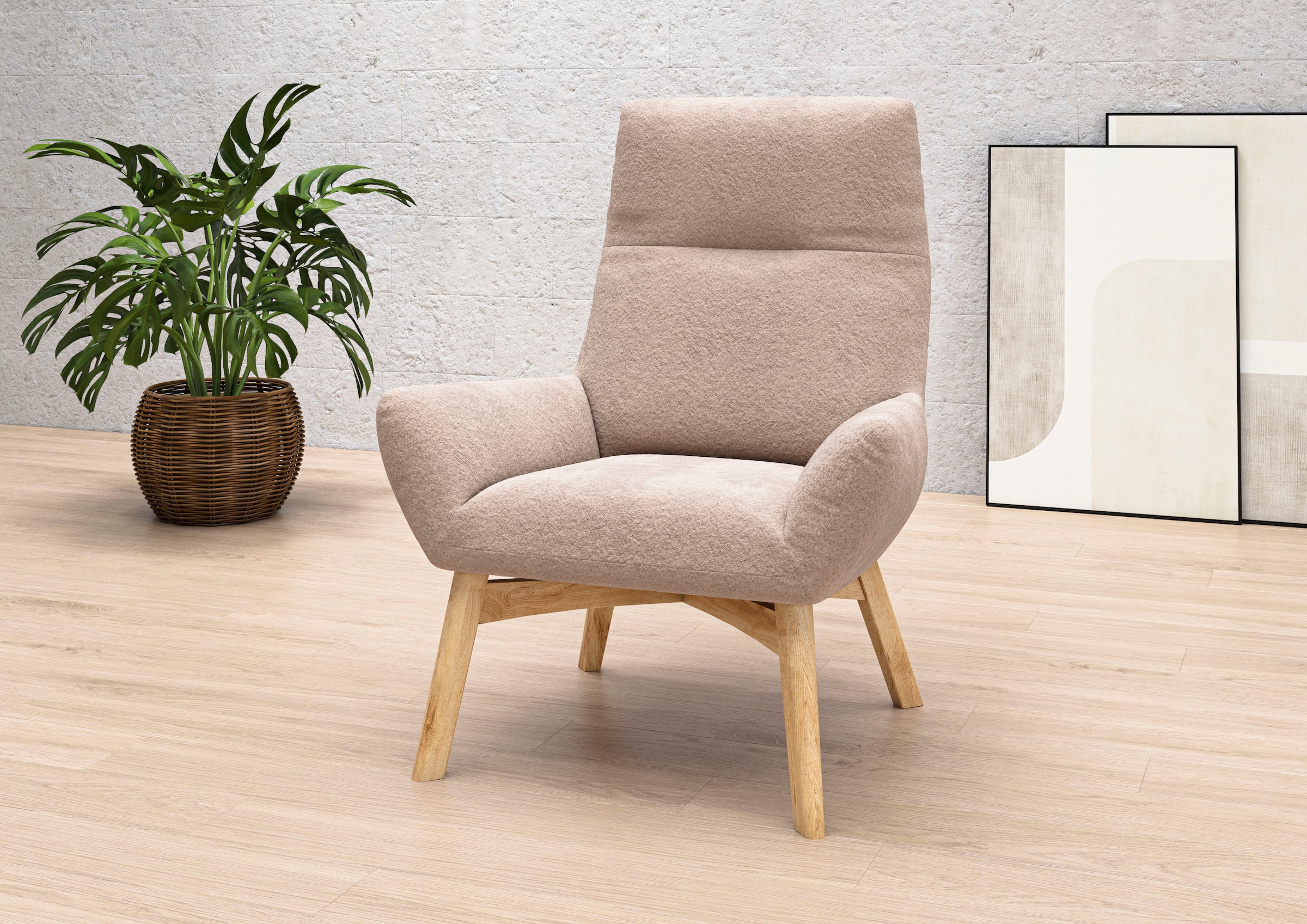 Home affaire Sessel »Basic Relaxsessel« Extra hohe Rückenlehne günstig online kaufen