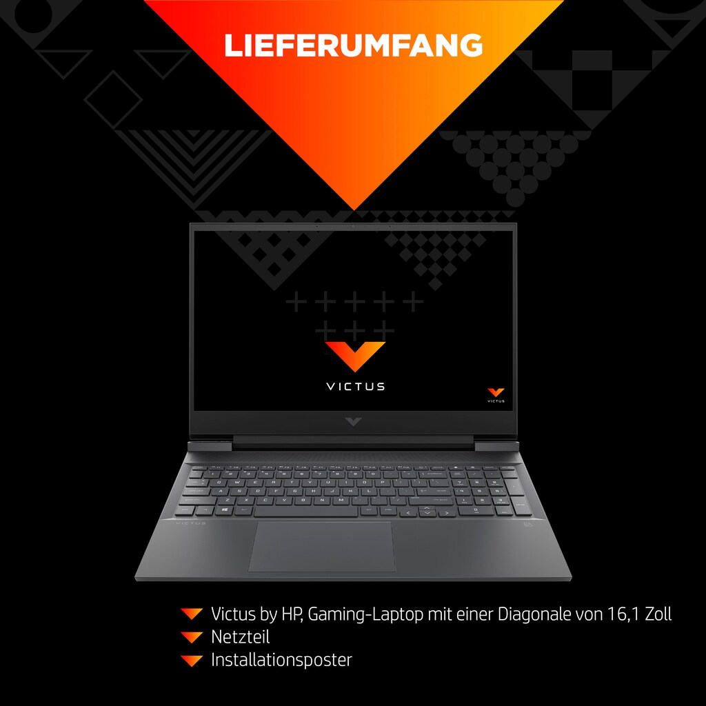PLAYBOY Gaming-Notebook »Victus by HP 16-d0148ng«, 40,9 cm, / 16,1 Zoll, Intel, Core i5, GeForce RTX 3050 Ti, 512 GB SSD