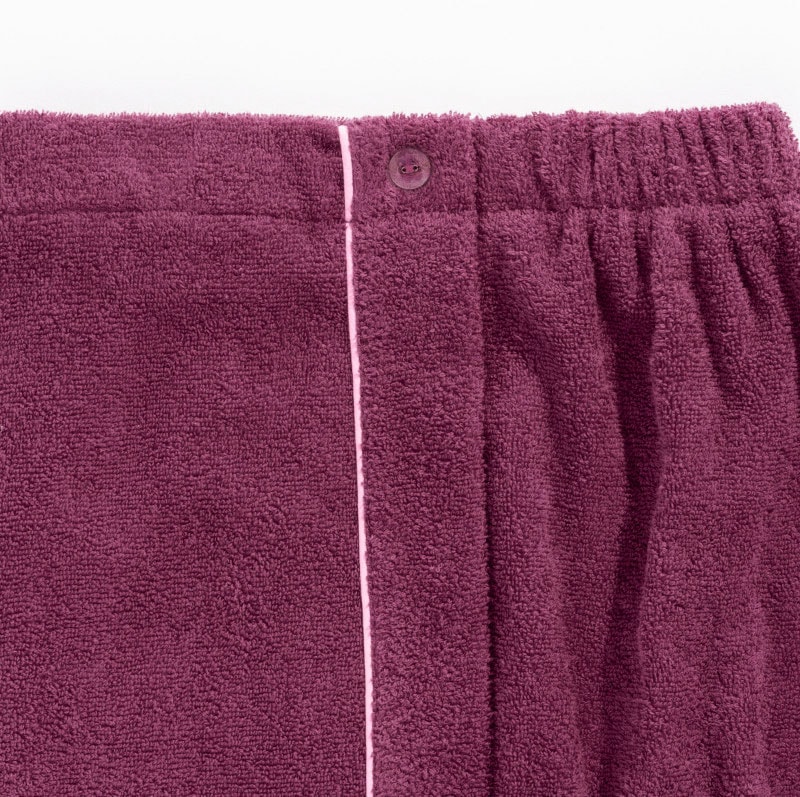 Chiemsee Kilt »Chiemsee Damen Saunakilt Venice, ideal für Sauna & Spa«, (1 St.), Logostickerei auf der Tasche