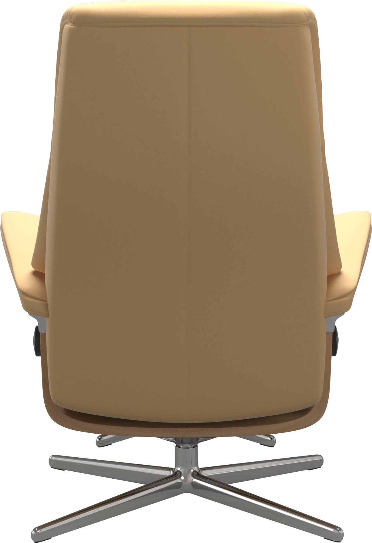 Stressless® Fußhocker »View«, mit Cross Base, Größe S, M & L, Holzakzent Eiche