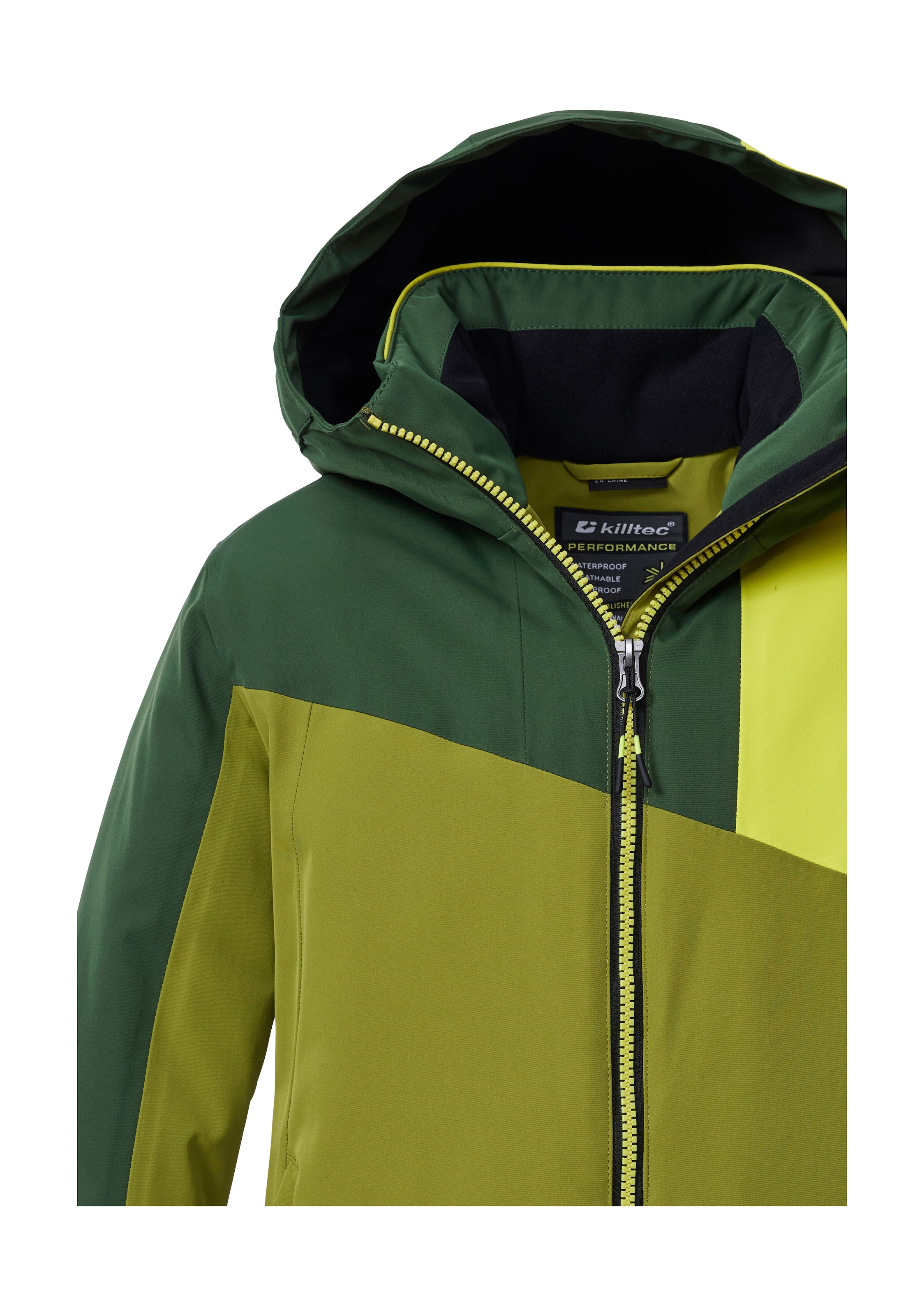 Killtec Skijacke »KSW 192 BYS SKI JCKT«, Wind- und wasserdichte Kinder Skijacke mit verstellbarer Kapuze