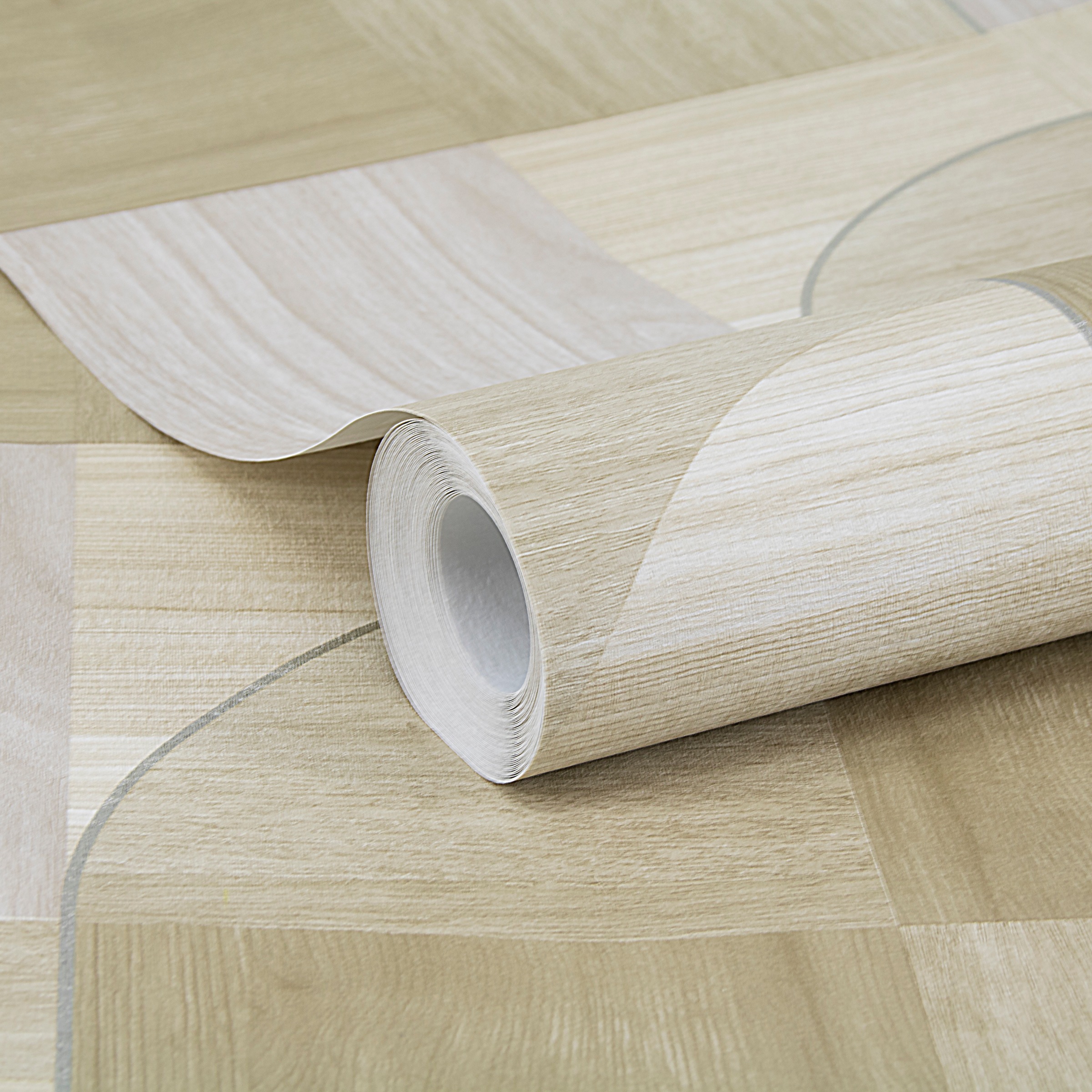 Easy Decor Vliestapete »Geo Holz« Holz geprägt 10mx52cm (ca. 5m2)