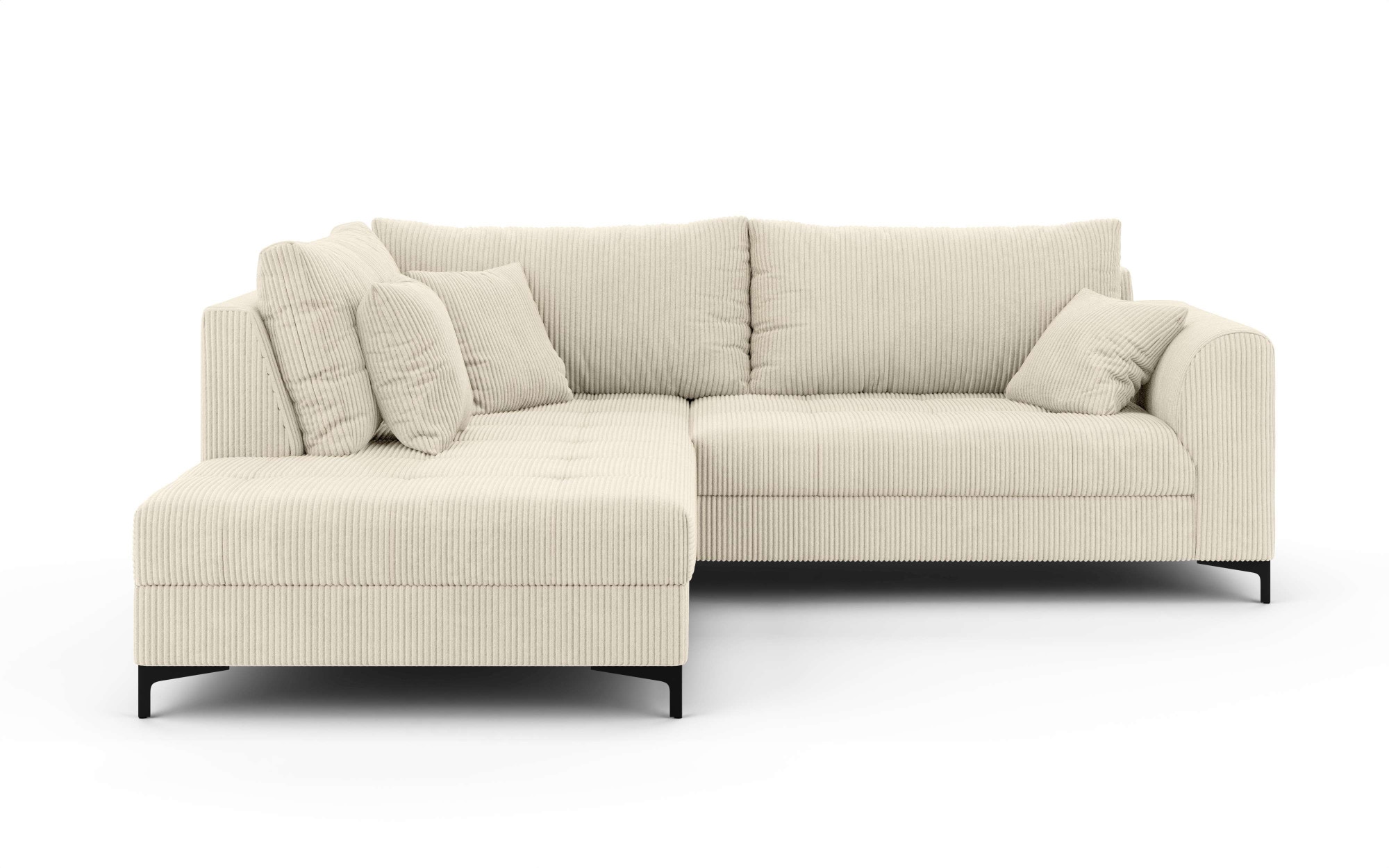 OTTO home Ecksofa »LEEVKE Design-Sofa mit Ottomane rechts/links bestellbar, günstig online kaufen