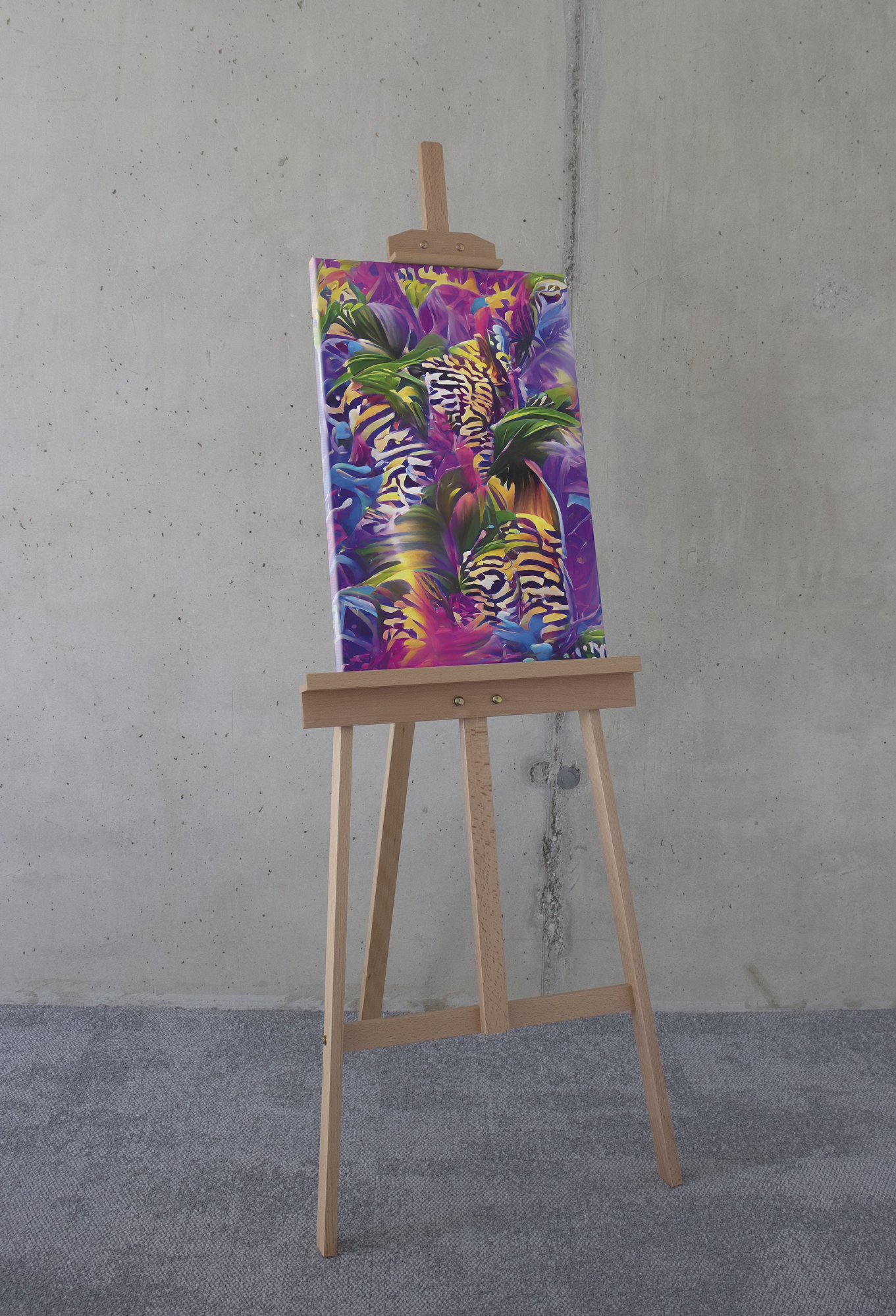 Komar Leinwandbild »Disco Fever - Größe 40 x 60 cm«, Natur, (1 St.), Keilrahmenbild mi Echtholzrahmen