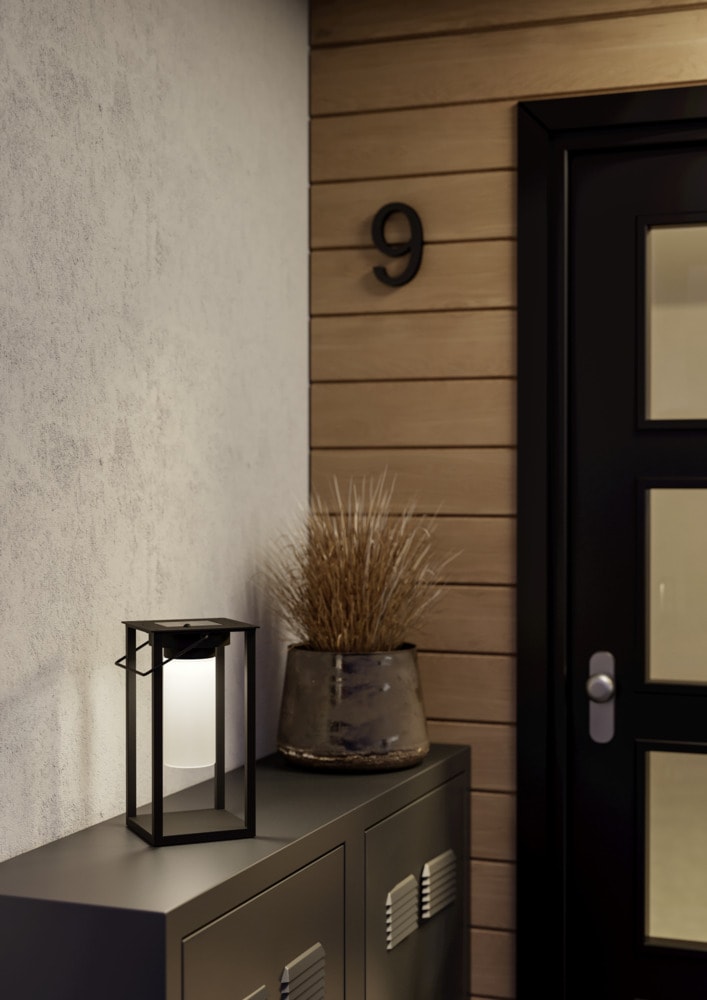 EGLO LED Tischleuchte »USIGNI« LED-Modul 1 Stk. LED Tischlampe solar Usigni, Solarlampe außen