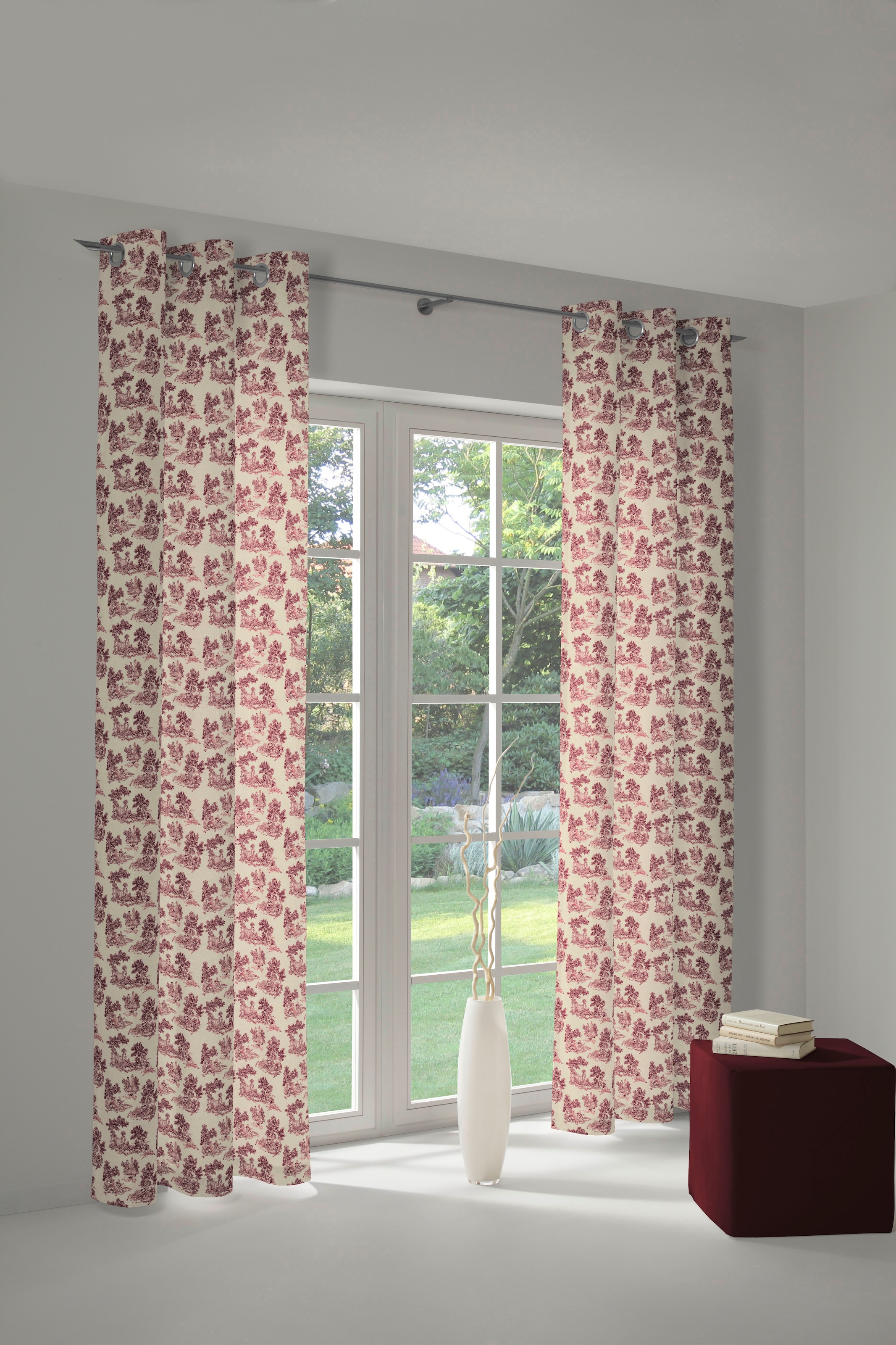 Adam Vorhang »Good Old Days« Ösen 1 Stk. tlg. aus 100% Bio-Baumwolle günstig online kaufen