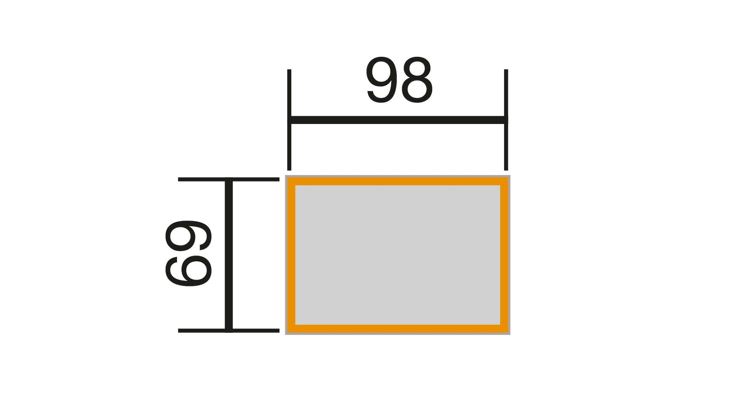 weka Hochbeet »Modular«, Element-Hochbeet,21 mm, natur, 98 x 69 cm