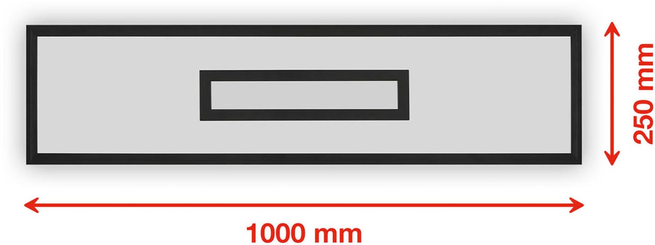Telefunken LED Panel »319605TF CENTERBACK«, Leuchtmittel LED-Board | LED fest integriert, Deckenleuchte, RGB, Backlight, CCT, inkl. Fernbedienung, dimmbar