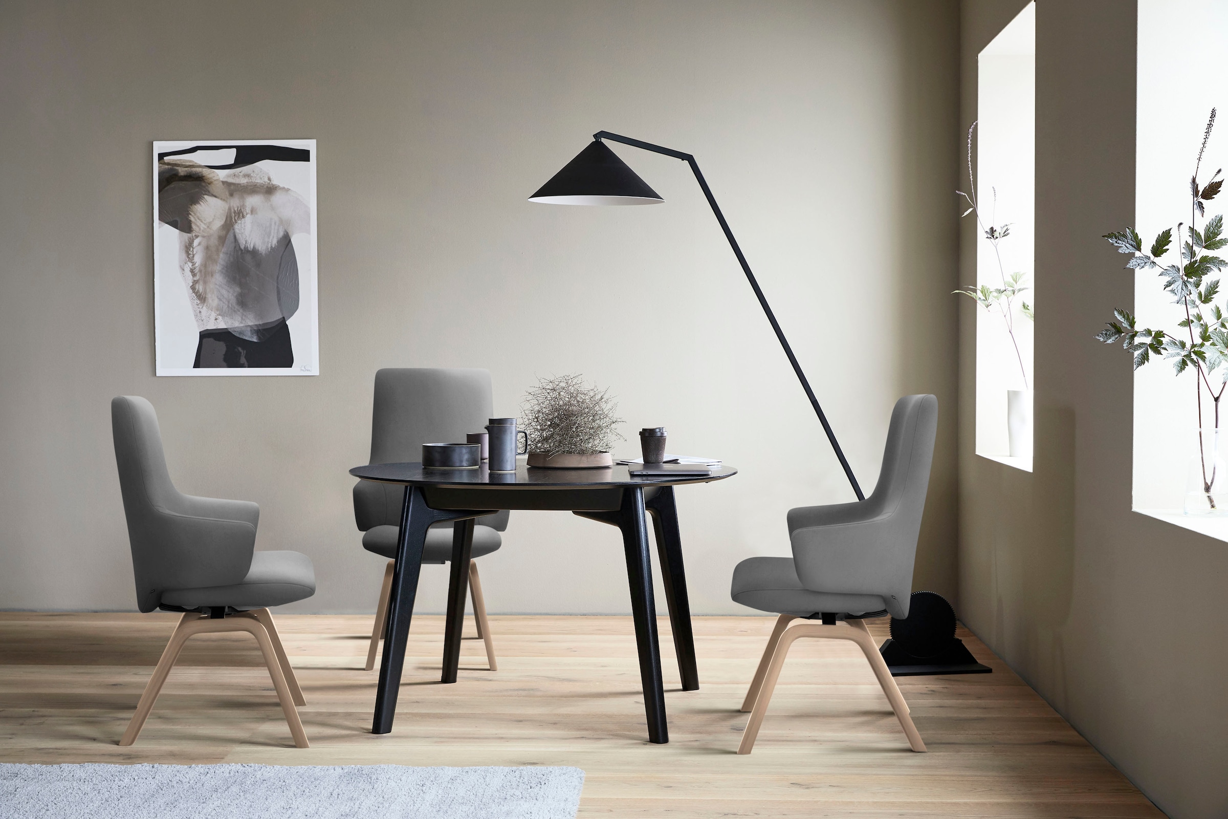 Stressless® Polsterstuhl »Laurel« () High Back mit Armlehne, Größe L, mit s günstig online kaufen