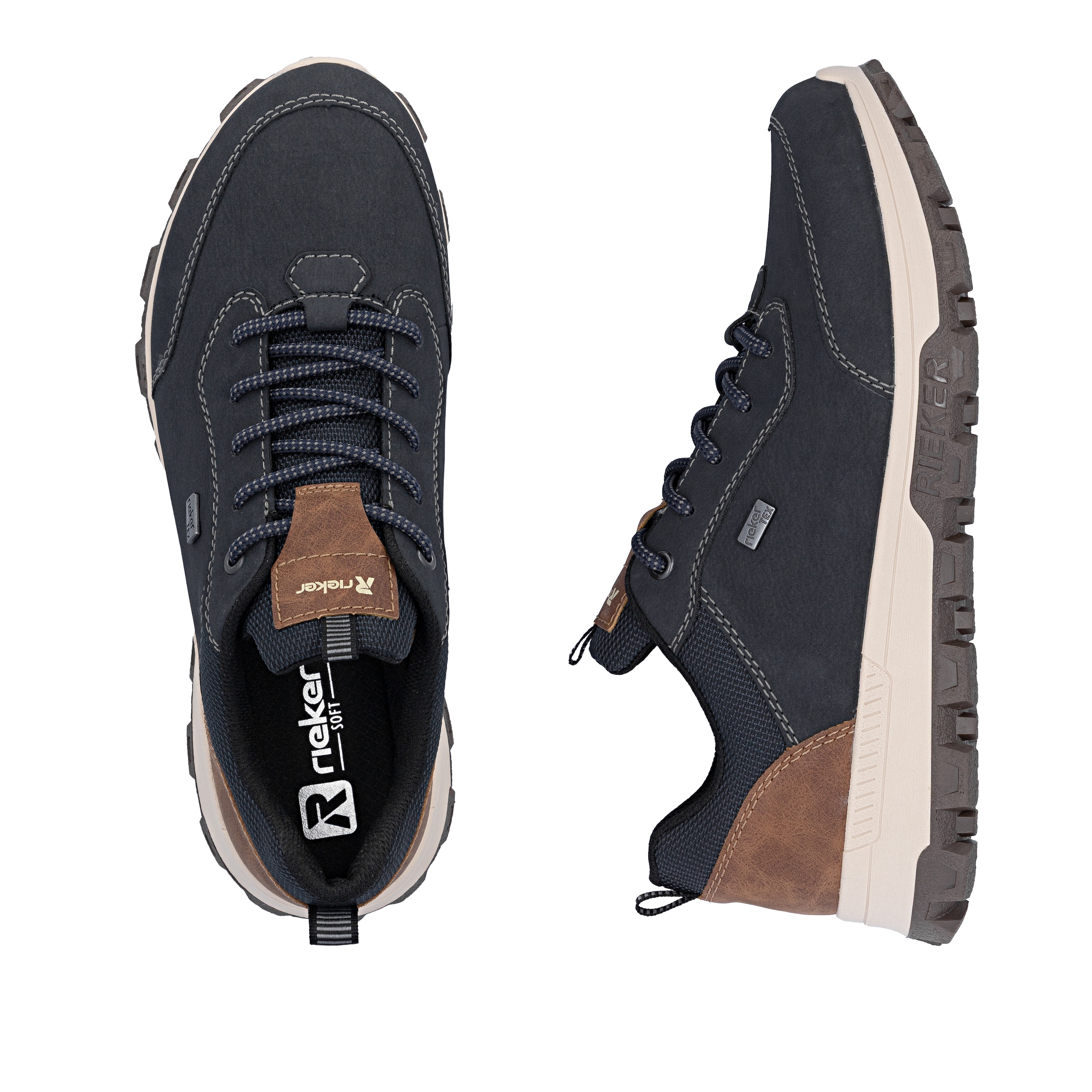 Rieker Sneaker  , Outdoorschuh, Halbschuh, Schnürschuh mit TEX-Membran