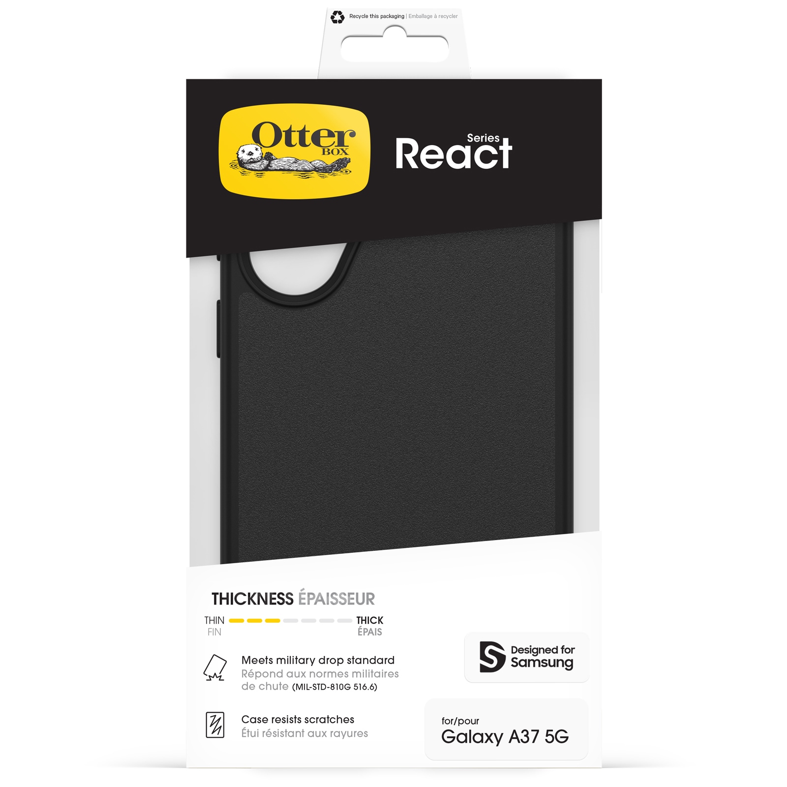 Otterbox Handyhülle »React Series für Samsung Galaxy A37 5G« Smartphones Backcover, Schutzhülle, Handyschutzhülle, Case, Schutzcase, stoßfest