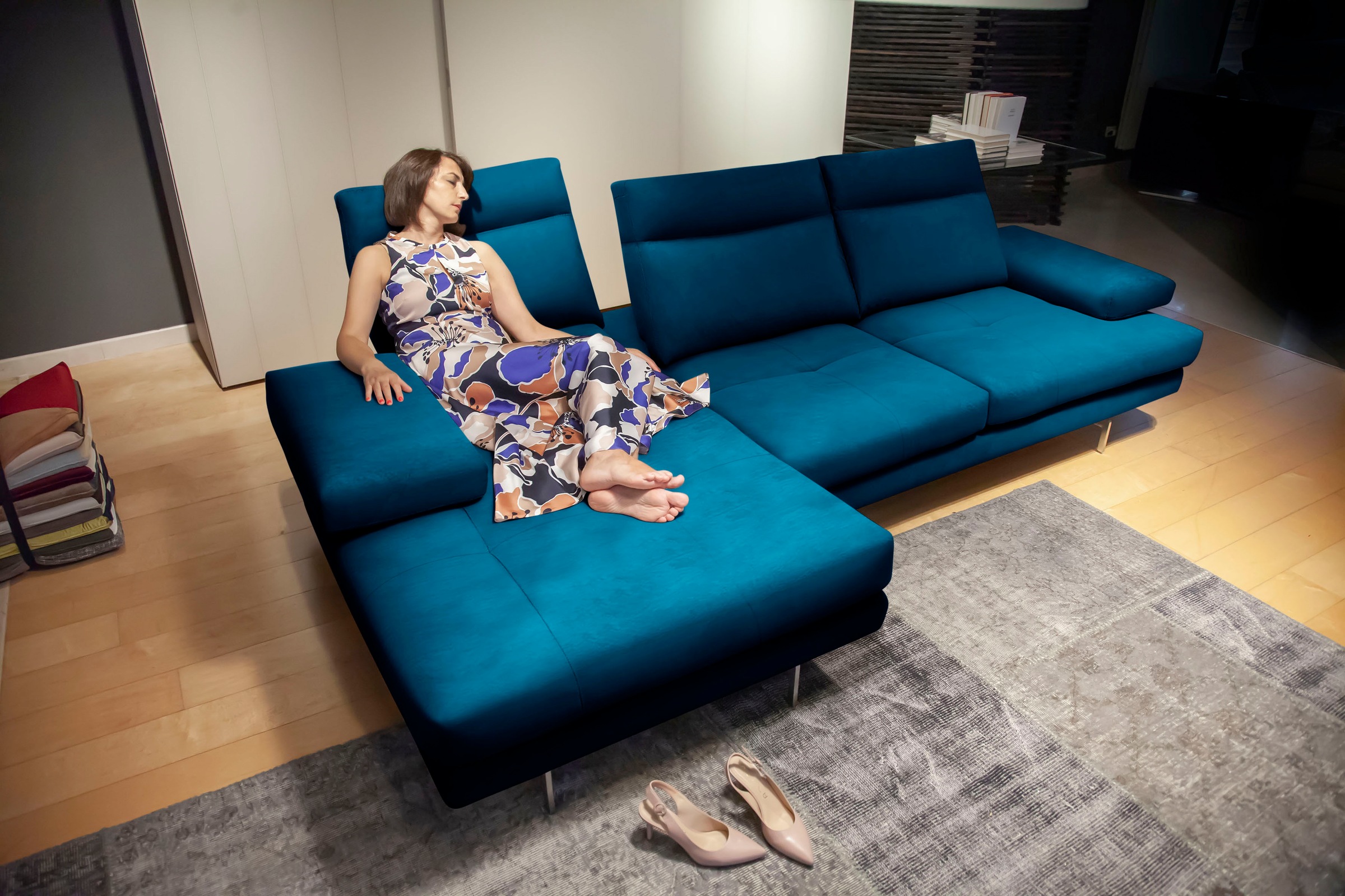 CALIA ITALIA Ecksofa "Toby Wing, Komfortsofa der Extraklasse, bequem, L-For günstig online kaufen