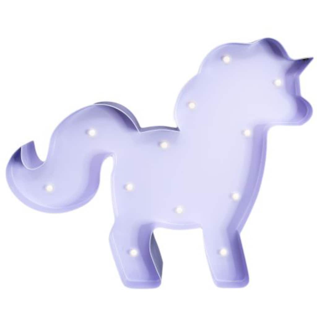 MARQUEE LIGHTS LED Dekolicht »Horse«, 12 flammig-flammig, Wandlampe, Tischlampe Horse mit 12 festverbauten LEDs - 23x19 cm