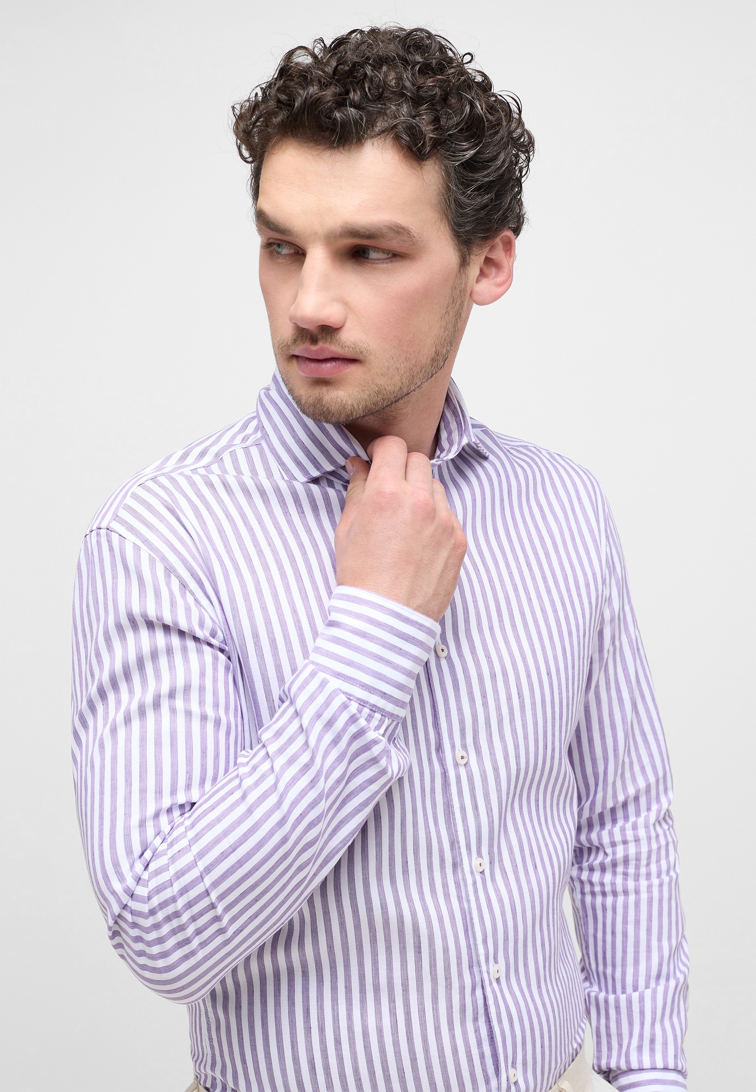 Eterna Langarmhemd »SLIM FIT«, EASY IRON (bügelleicht)