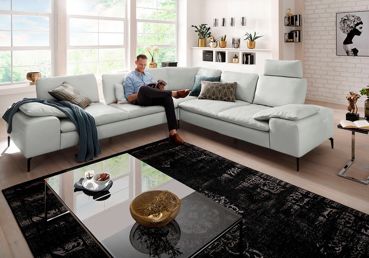 W.SCHILLIG Ecksofa »valentinoo, Designsofa, elegant und bequem, L-Form«, (Set), mit Sitztiefenverstellung, Breite 318 cm