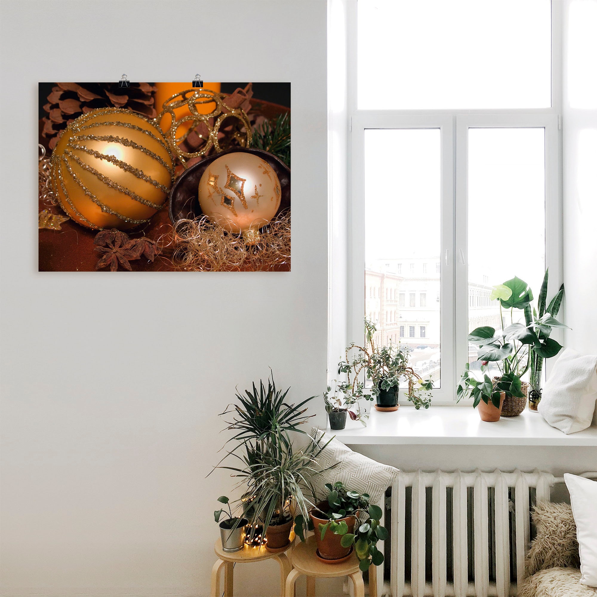 Artland Wandbild »Weihnachtsgesteck«, Weihnachten, (1 St.), als Poster, Wandaufkleber in verschied. Größen