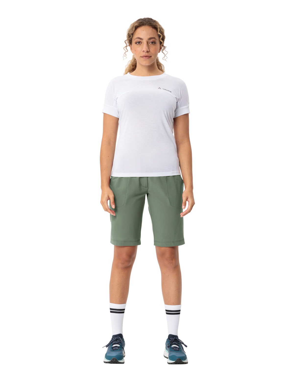 VAUDE Trekkingshorts »WOMEN'S FARLEY STRETCH SHORTS II«  schnelltrocknend, mit 1-Knopf-Form, sportlicher Stil