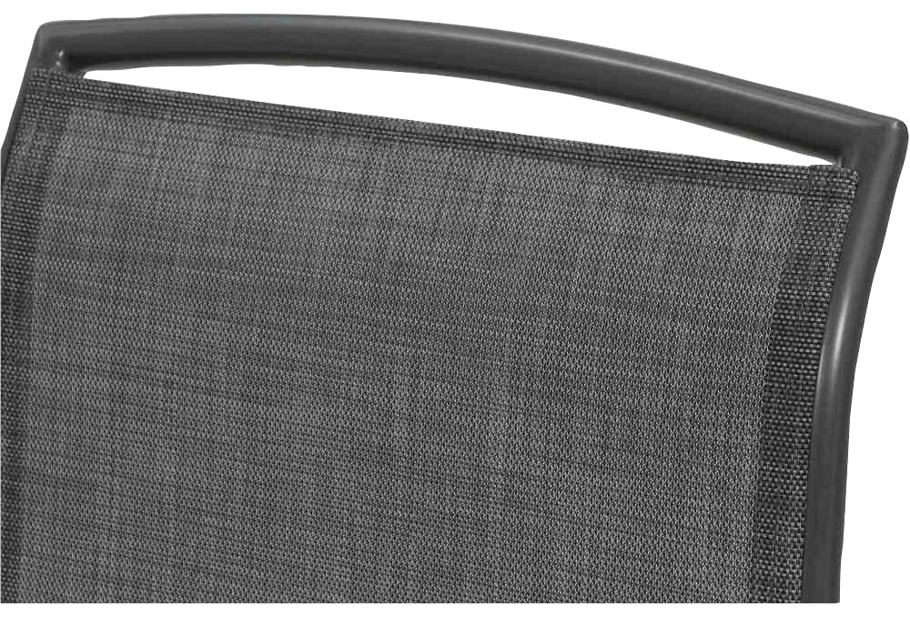 Siena Garden Gartensessel »Livorno SET 4x Relax anthrazit«, (Set, 4 St.)