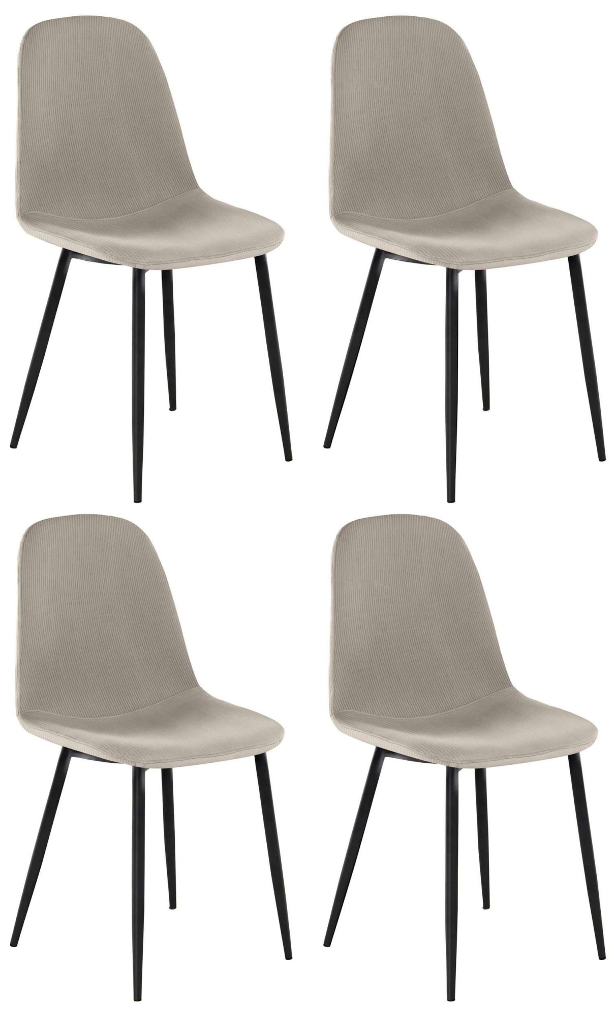 INOSIGN Essgruppe »Danny-Miller« Set, Set 100 cm, 5 Stk. tlg. Glastisch 100 günstig online kaufen