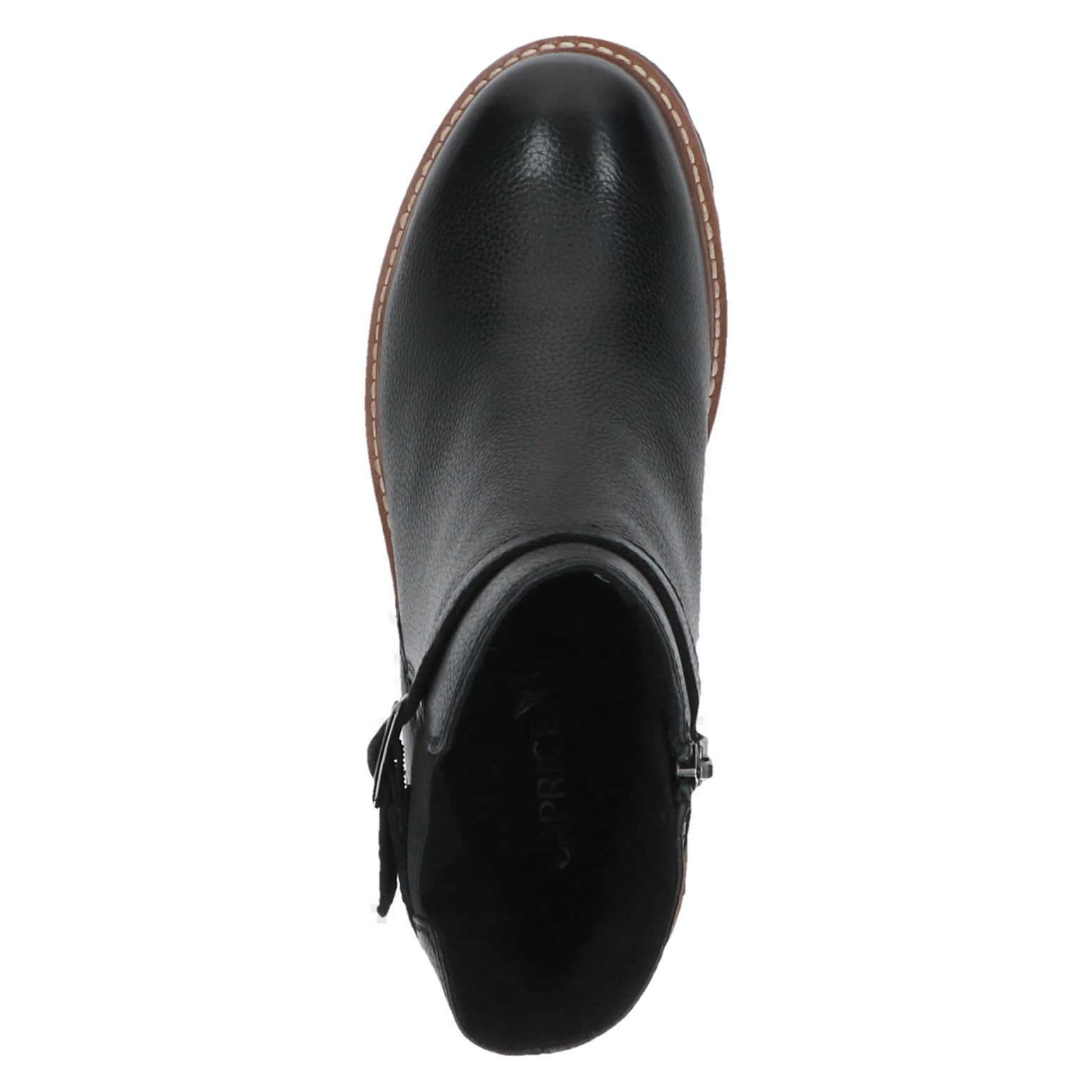 Caprice Chelseaboots, Blockabsatz, Herbstboots, Stiefelette mit dezenter Zierschnalle
