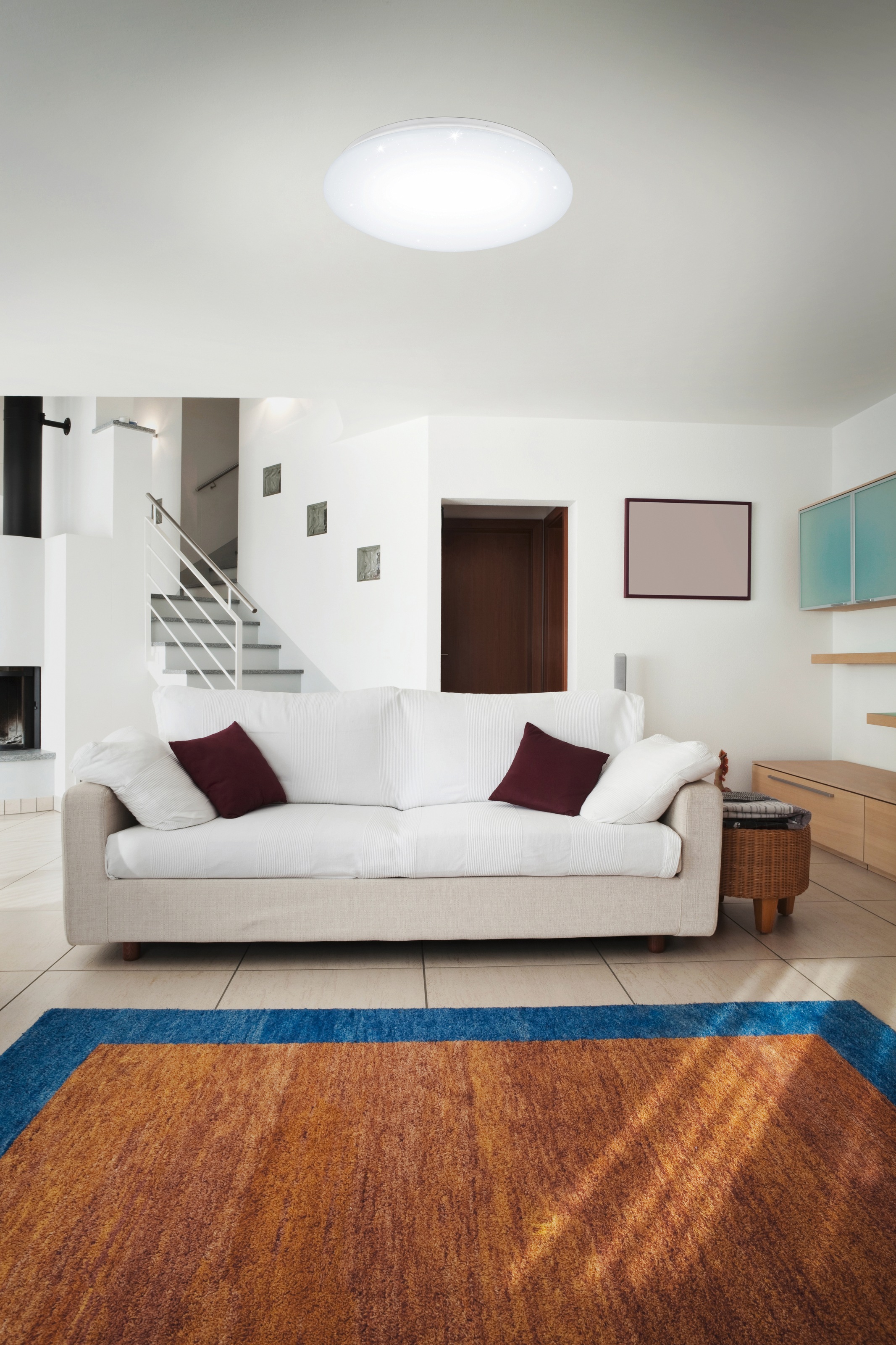 EGLO LED Deckenleuchte »GIRON-S«, 1 flammig, Leuchtmittel LED-Board   LED f günstig online kaufen