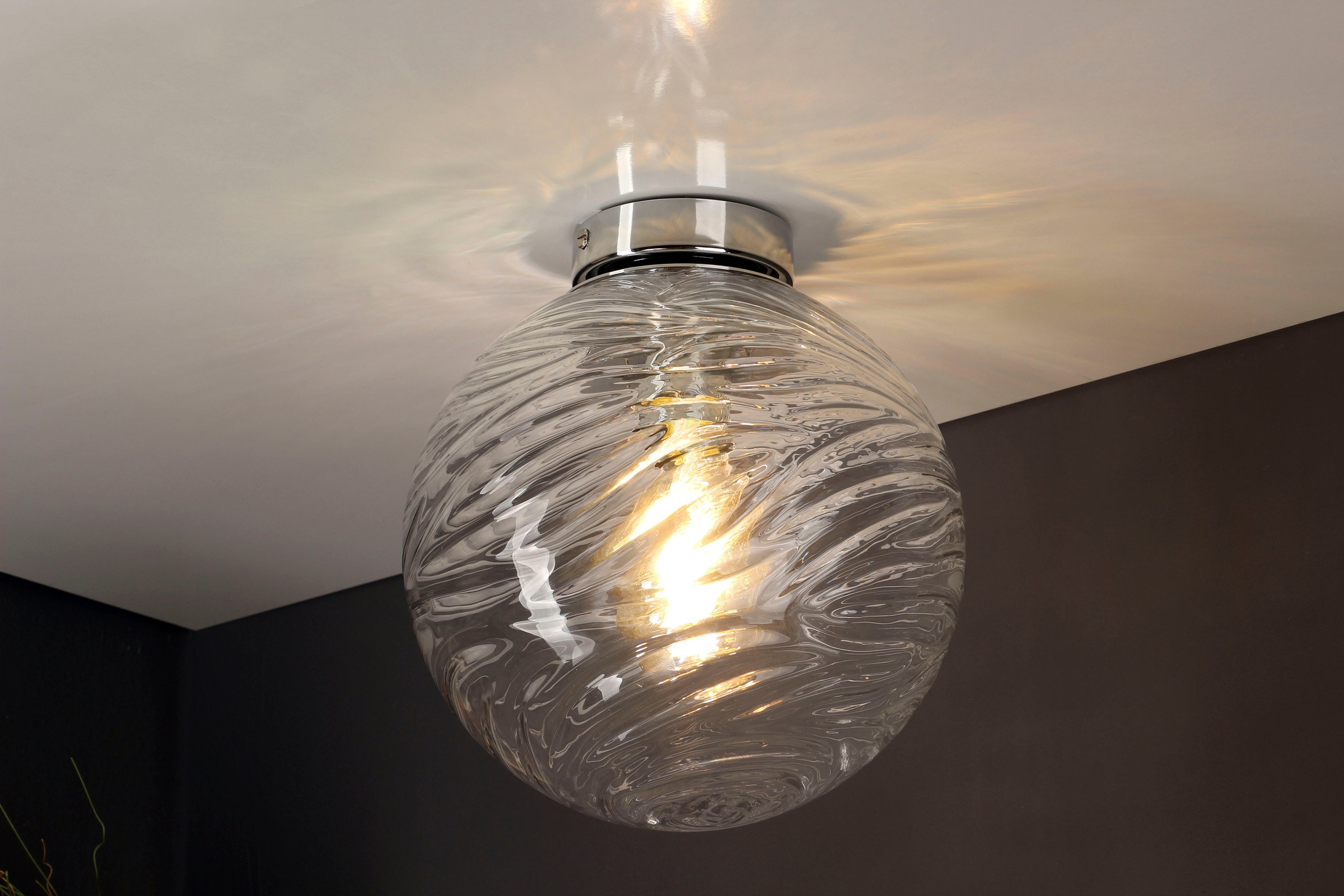 ECO-LIGHT Hängeleuchte »Nereide«, Leuchtmittel E27 | Leuchtmittel wechselbar, hochwertiges Glas
