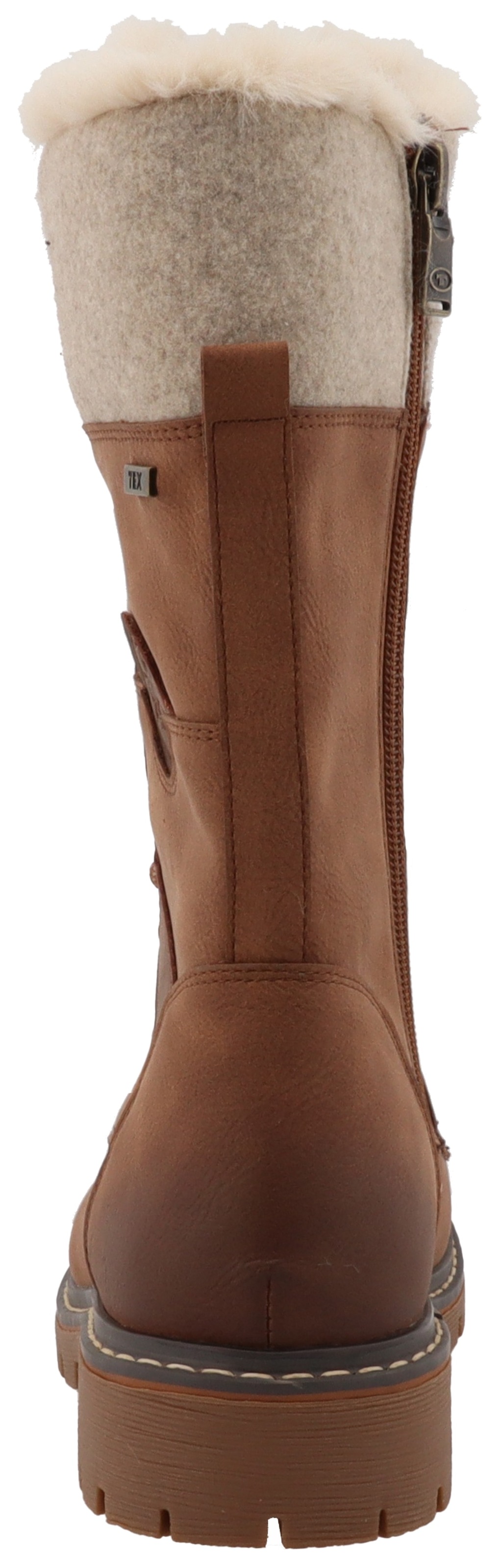 TOM TAILOR Winterstiefel, Schnürstiefel mit TEX-Membrane