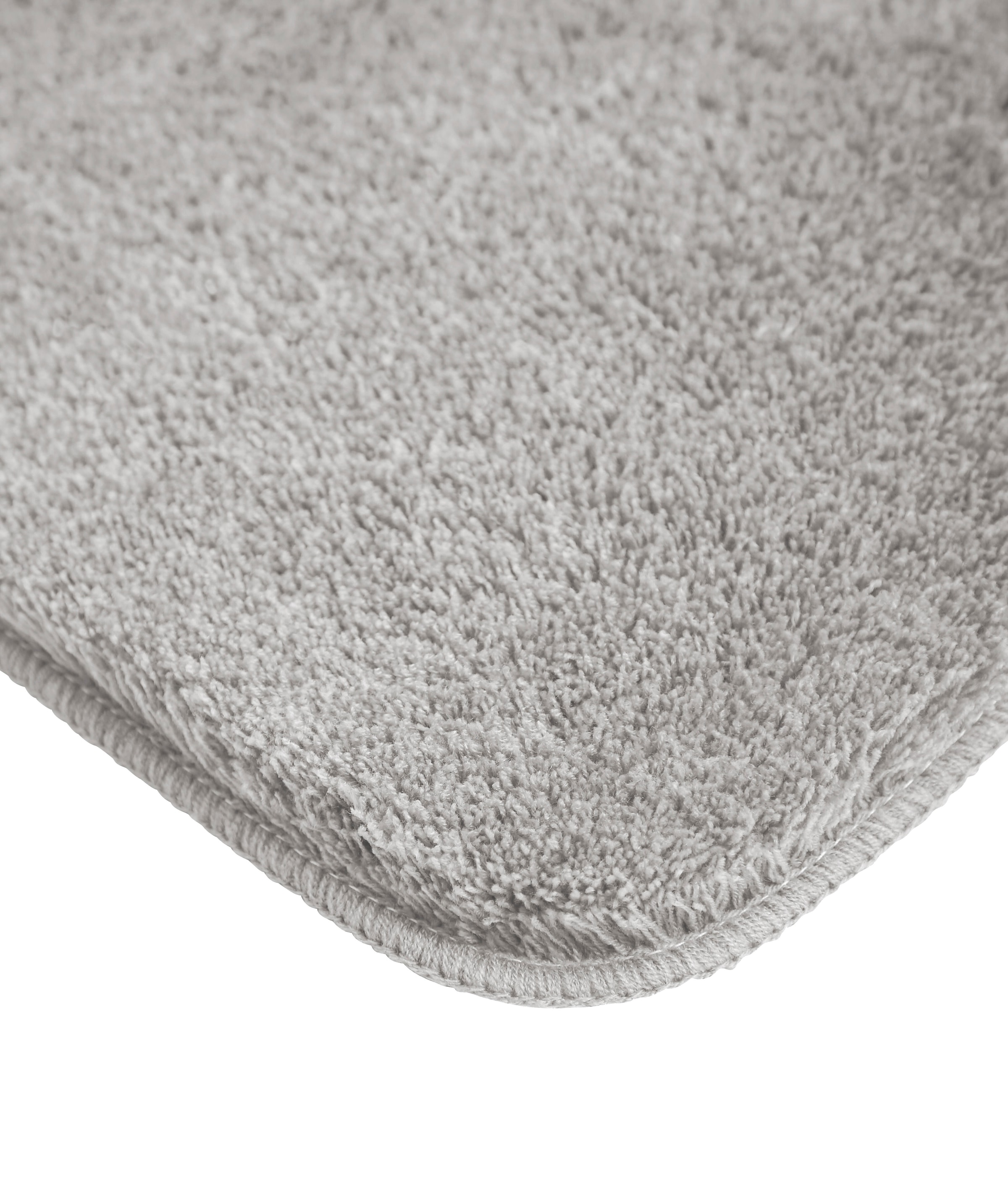 my home Badematte »Merida, Badvorleger, Badezimmer Teppich«, rutschhemmend beschichtet, fußbodenheizungsgeeignet-schnell trocknend-strapazierfähig, Badteppich, Uni Farben, rechteckig, rund & als 2-tlg. Set erhältlich