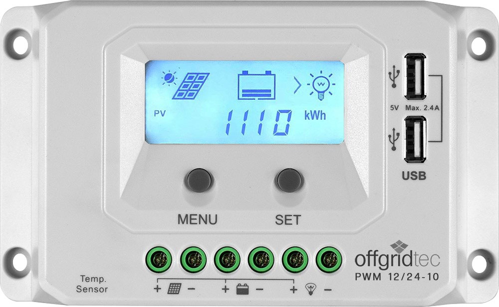 offgridtec Solarmodul »FSP-2 135W Ultra KIT PWM 10A faltbares Solarmodul«, (Set), hoher Wirkungsgrad in Kombination mit geringem gewicht