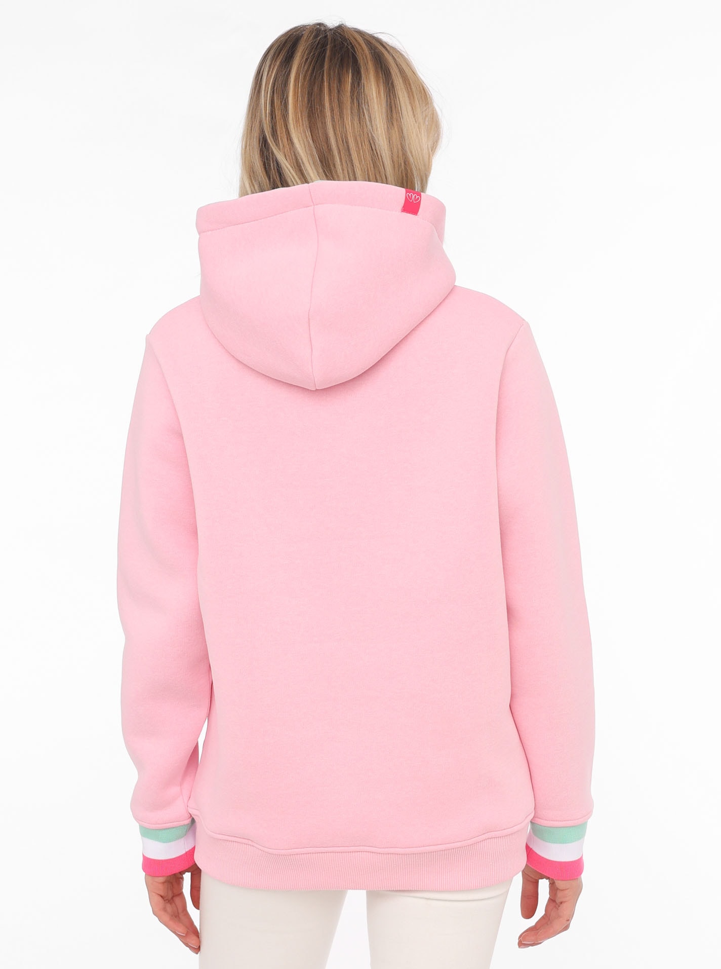 Zwillingsherz Sweater »"Dorfglück"«, mit ländlichem Charme, bunter Stickerei, Kängurutaschen