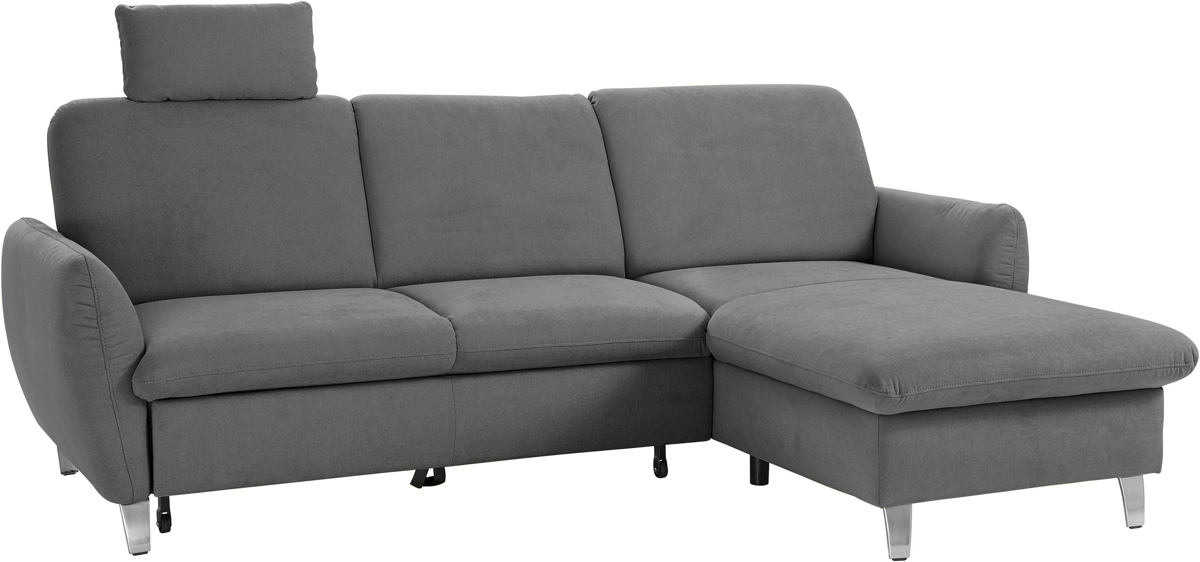 sit&more Ecksofa »Daytona L-Form«, mit Federkern, einer Kopfstütze und wahlweise mit Bettfunktion