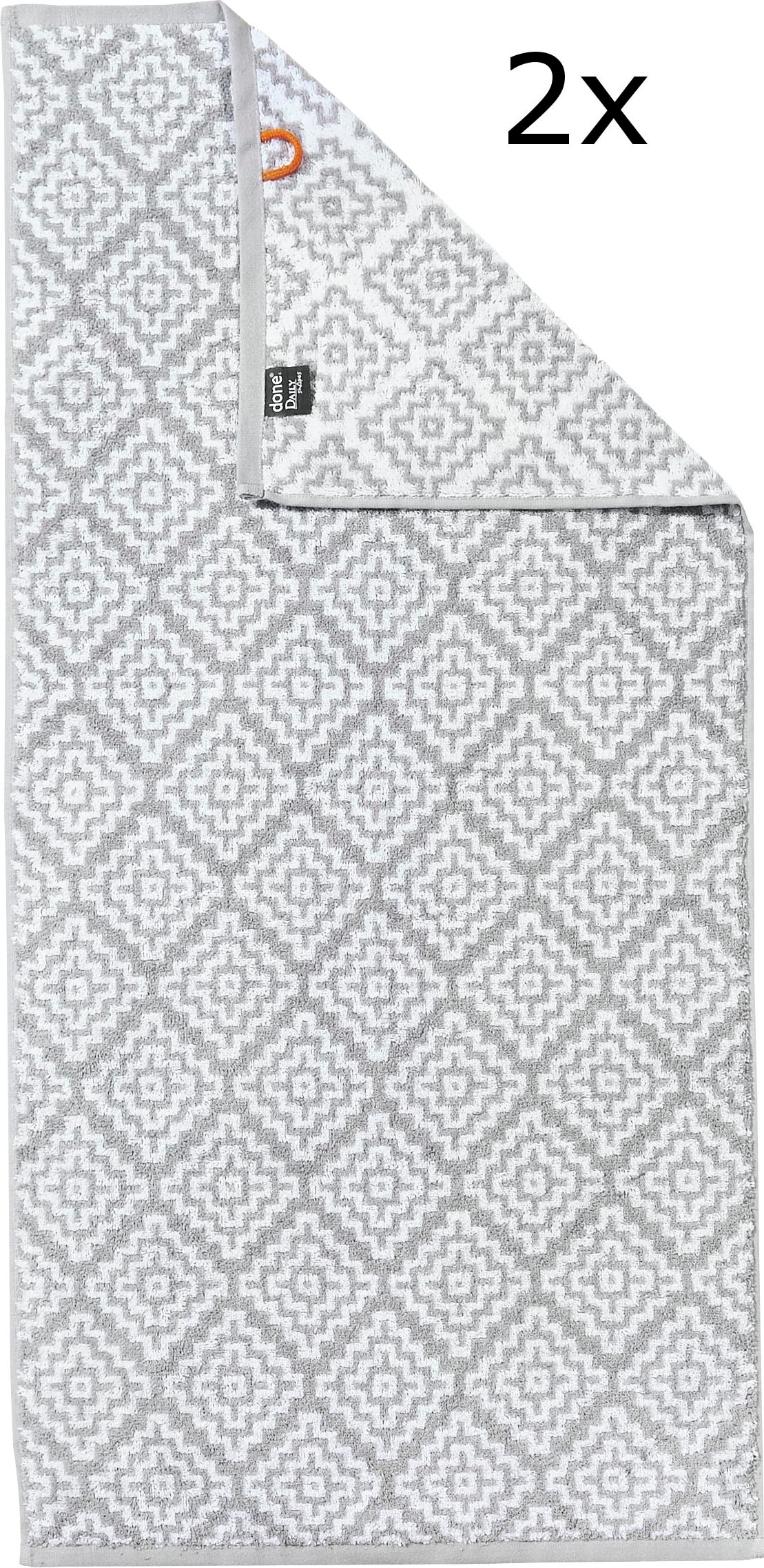 done.® Handtuch Set »Daily Shapes Boho« Jacquardgewebe, modernes Rauten Mus günstig online kaufen