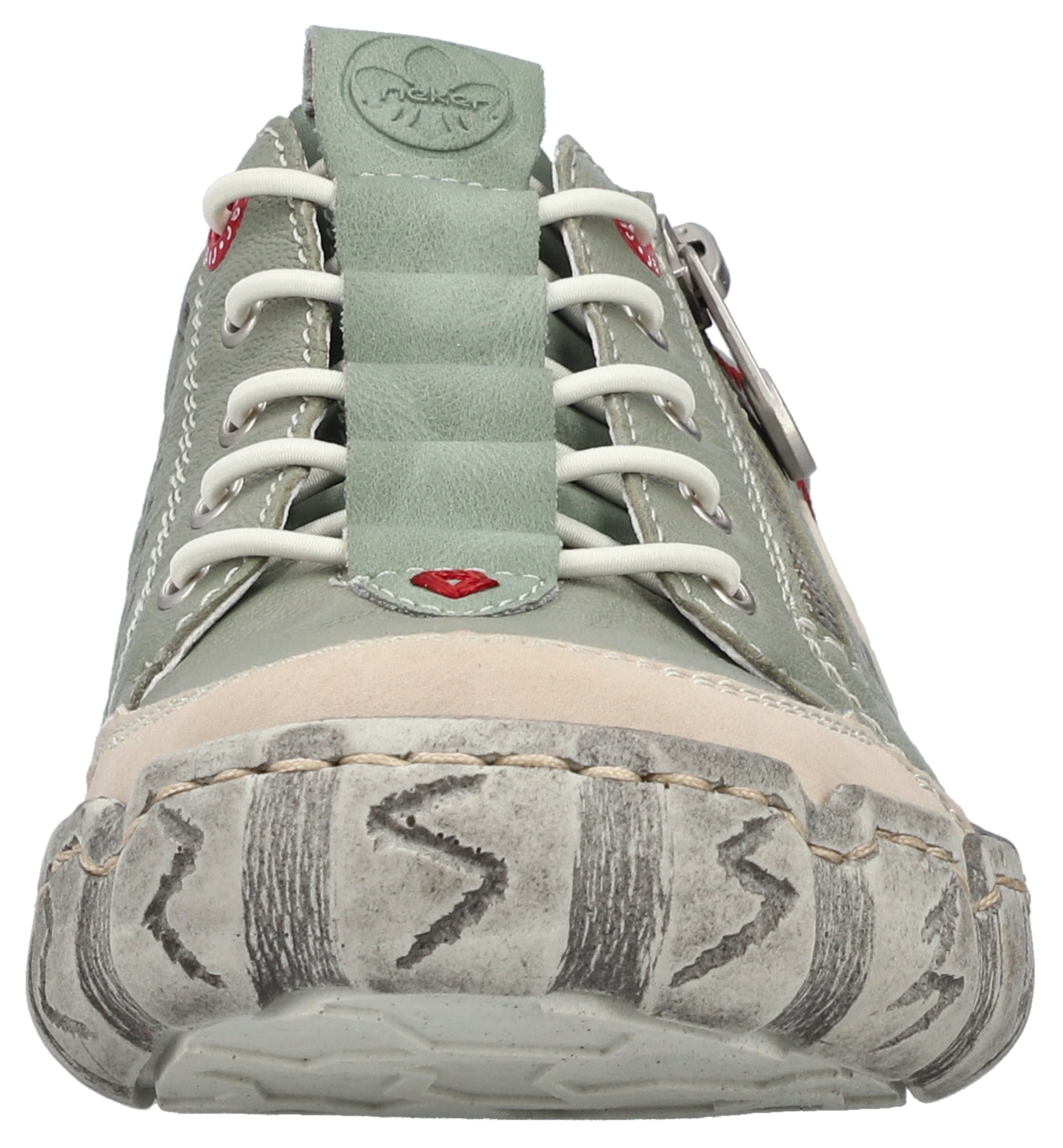 Rieker Plateausneaker  Schlupfschuh, Halbschuh, Freizeitsneaker mit Gummizug