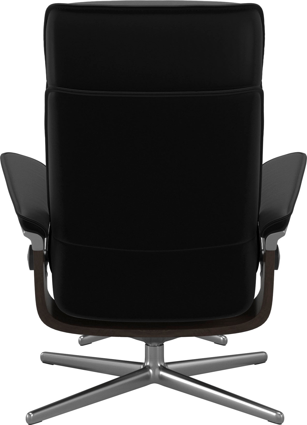 Stressless® Relaxsessel »Admiral«, (Set, Relaxsessel inkl. Hocker), mit Cross Base, Größe M & L, Holzakzent Wenge