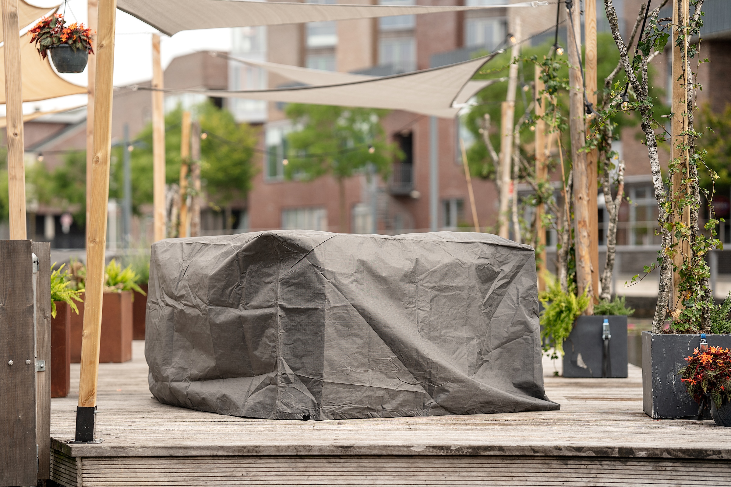 winza outdoor covers Gartenmöbel-Schutzhülle »Premium« mit Klettverschluß, Gartenset bis 220 cm mit 4/6 Stühlen