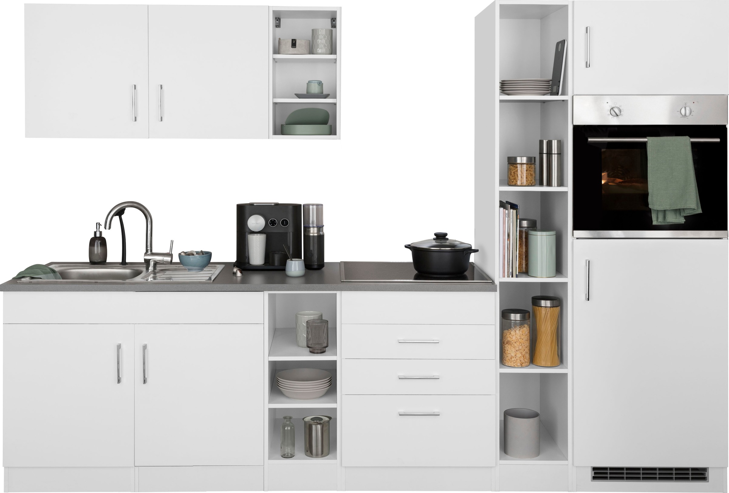 KOCHSTATION Küchenzeile »KS-Paris – Küchen mit einzigartigen Fotomotiven au günstig online kaufen