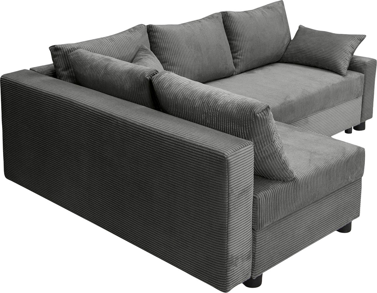 COLLECTION AB Ecksofa »Parma L-Form«, mit Schlaffunktion und Bettkasten, inklusive Kissen, Bonellfederkern
