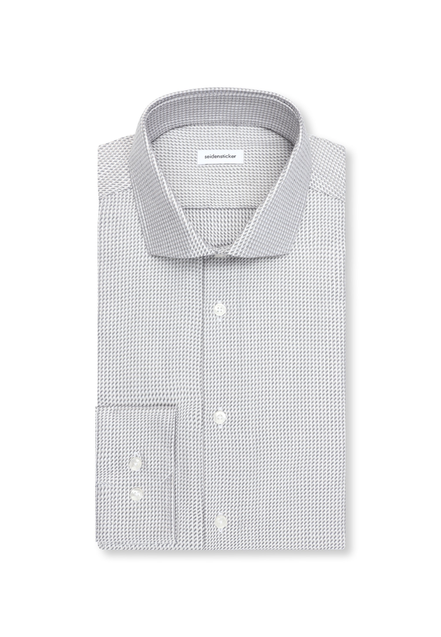 seidensticker Businesshemd »Schwarze Rose« Shaped 1/1 Kentkragen Struktur