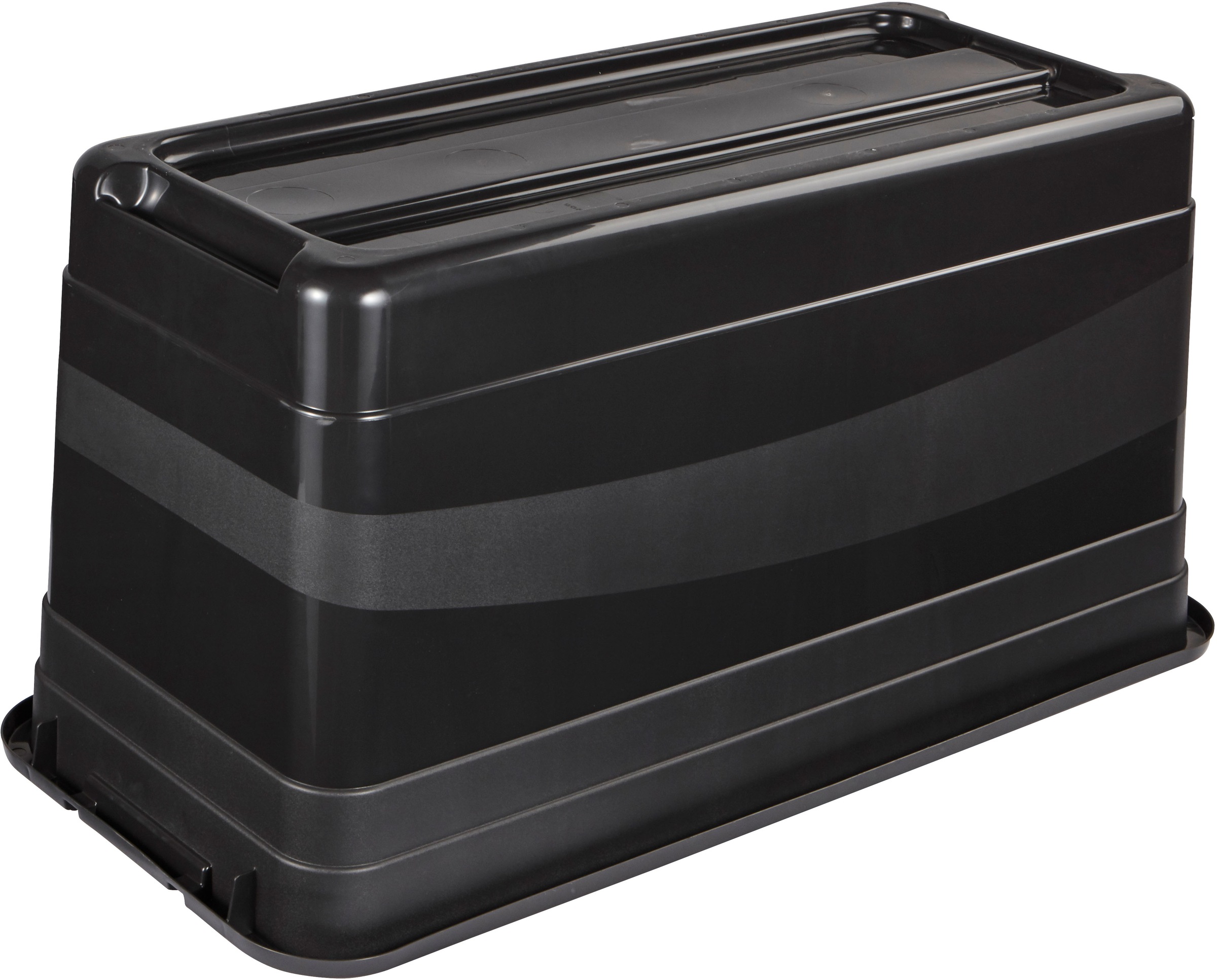 keeeper Transportbehälter »eckhart, 2er Set Transporbox, 52 L, 59,5 x 39,5 x 34 cm« 39,5 cm breit 40 cm hoch 79,5 cm lang Set, 2 Stk. tlg. seitl. Clips, Griffe am Boden, stoßfeste Seitenwände, robuster Deckel