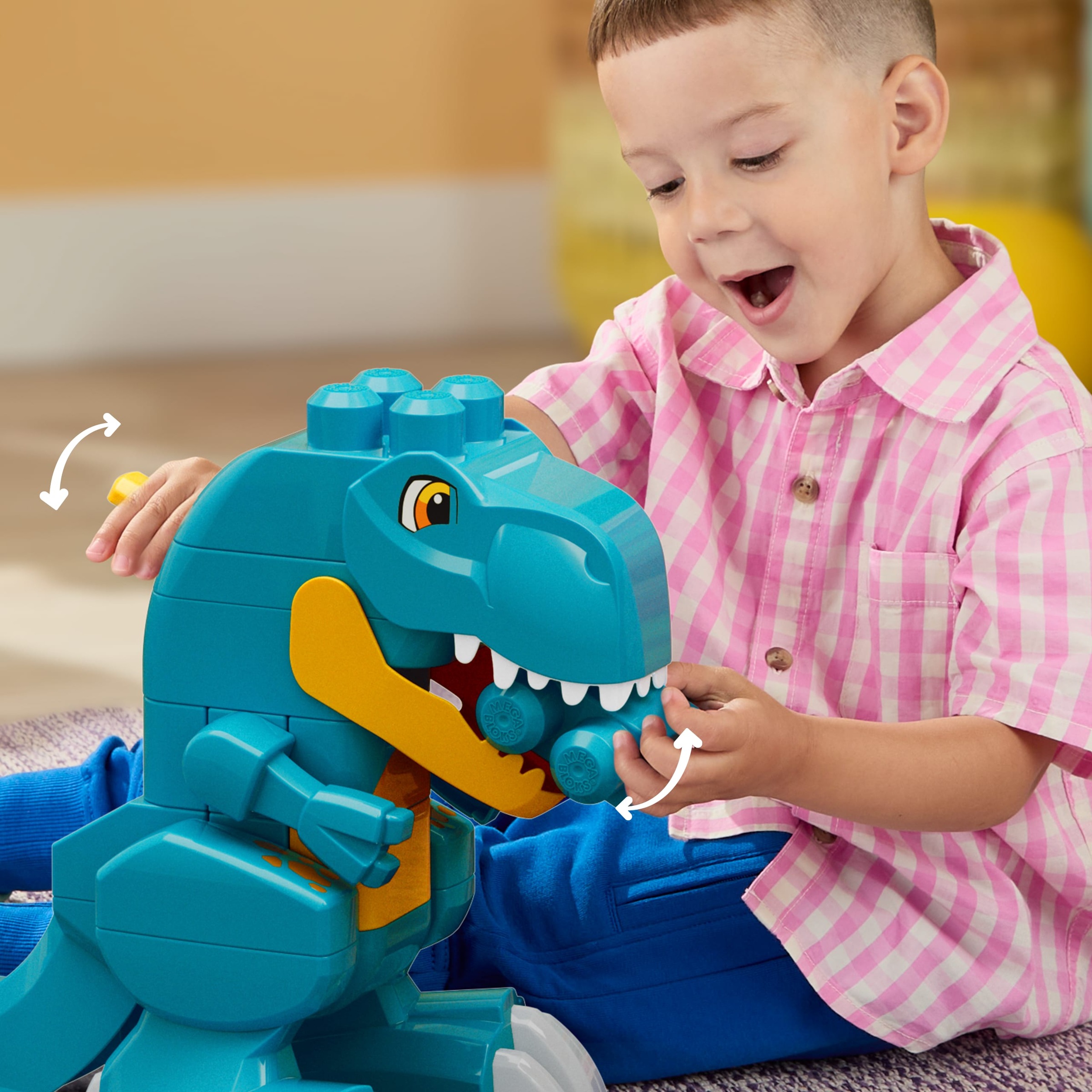 MEGA BLOKS Spielbausteine »MEGA BLOKS Bau- und Beiß-Dino«