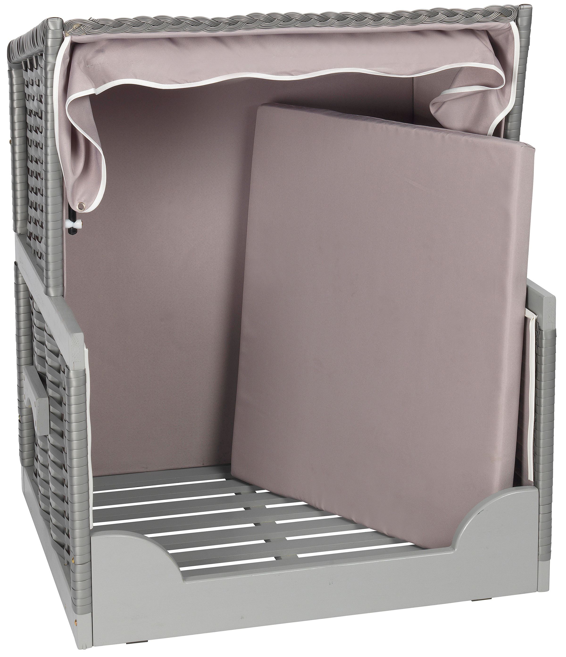 ABUKI Tierbett »Bobby«, Polyester, Hundestrandkorb, BxLxH: 75x57x95 cm