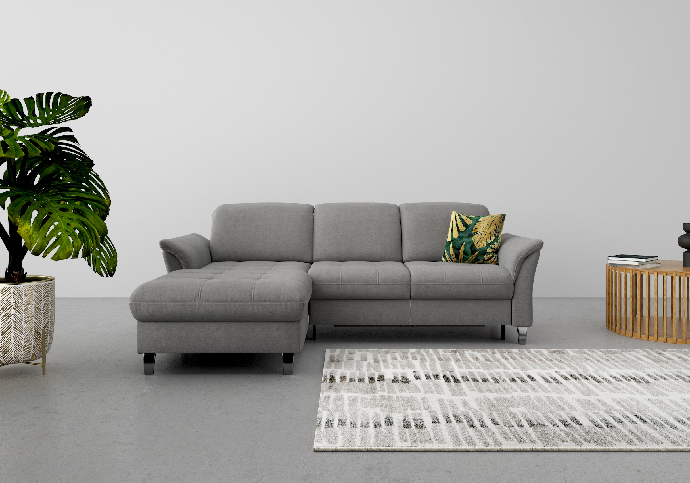 sit&more Ecksofa »Maggiore L-Form«, wahlweise mit Kopfteilverstellung, Bett günstig online kaufen